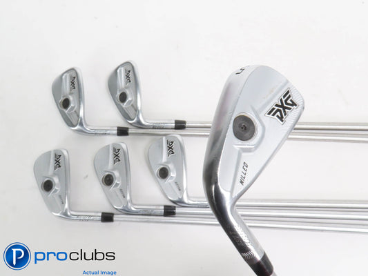 Left Handed PXG 0317 T/CB Milled 4-PW Combo IRON SET - KBS 120 Stiff Flex 414643