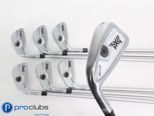 Left Handed PXG 0317 ST Milled 4-PW IRON SET -KBS CTaper 130 X-Flex Steel 414904