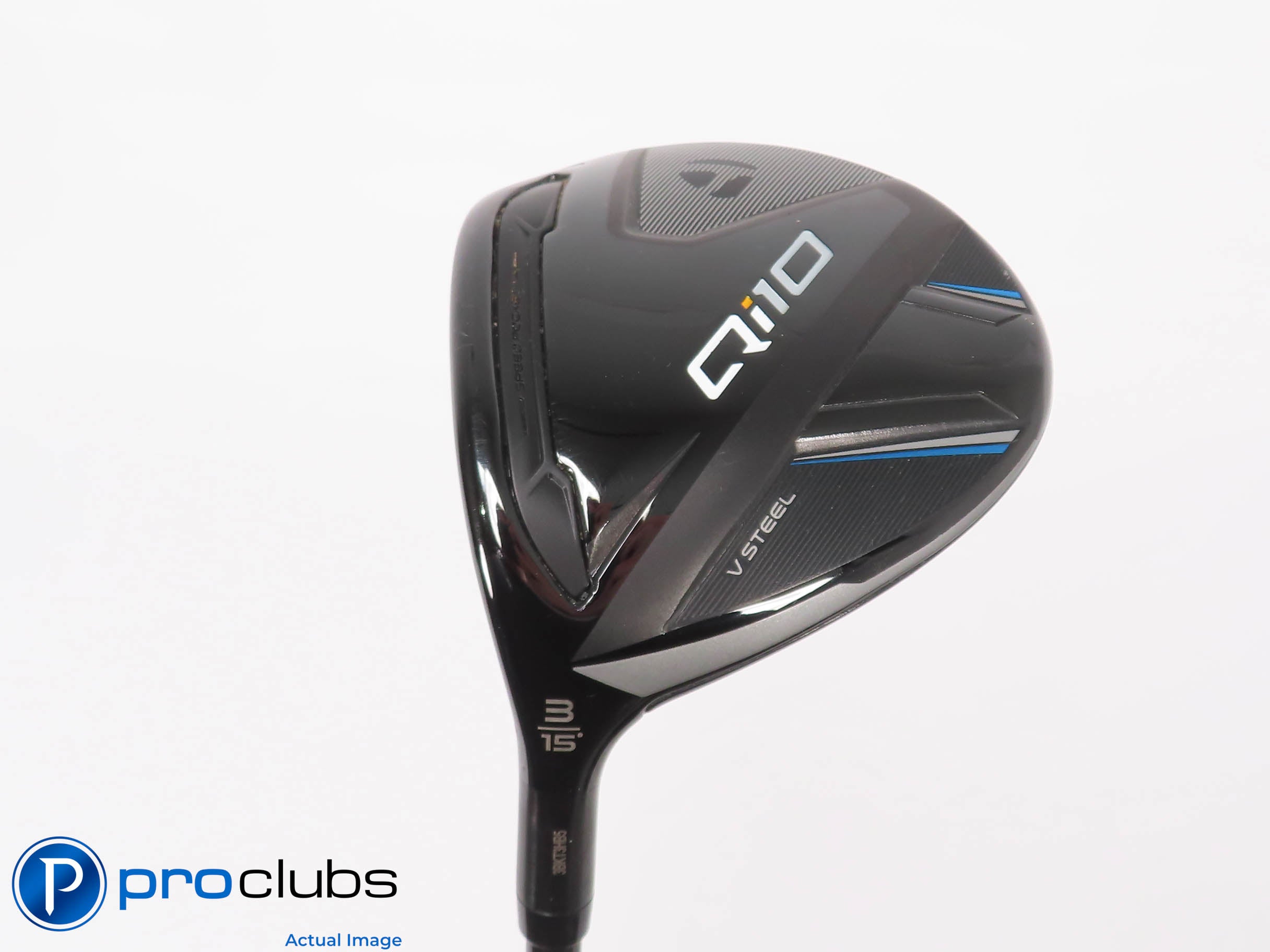 Nice Left Handed TaylorMade Qi10 15* 3 WOOD - Ventus TR Blue 6 Stiff Flex 459377