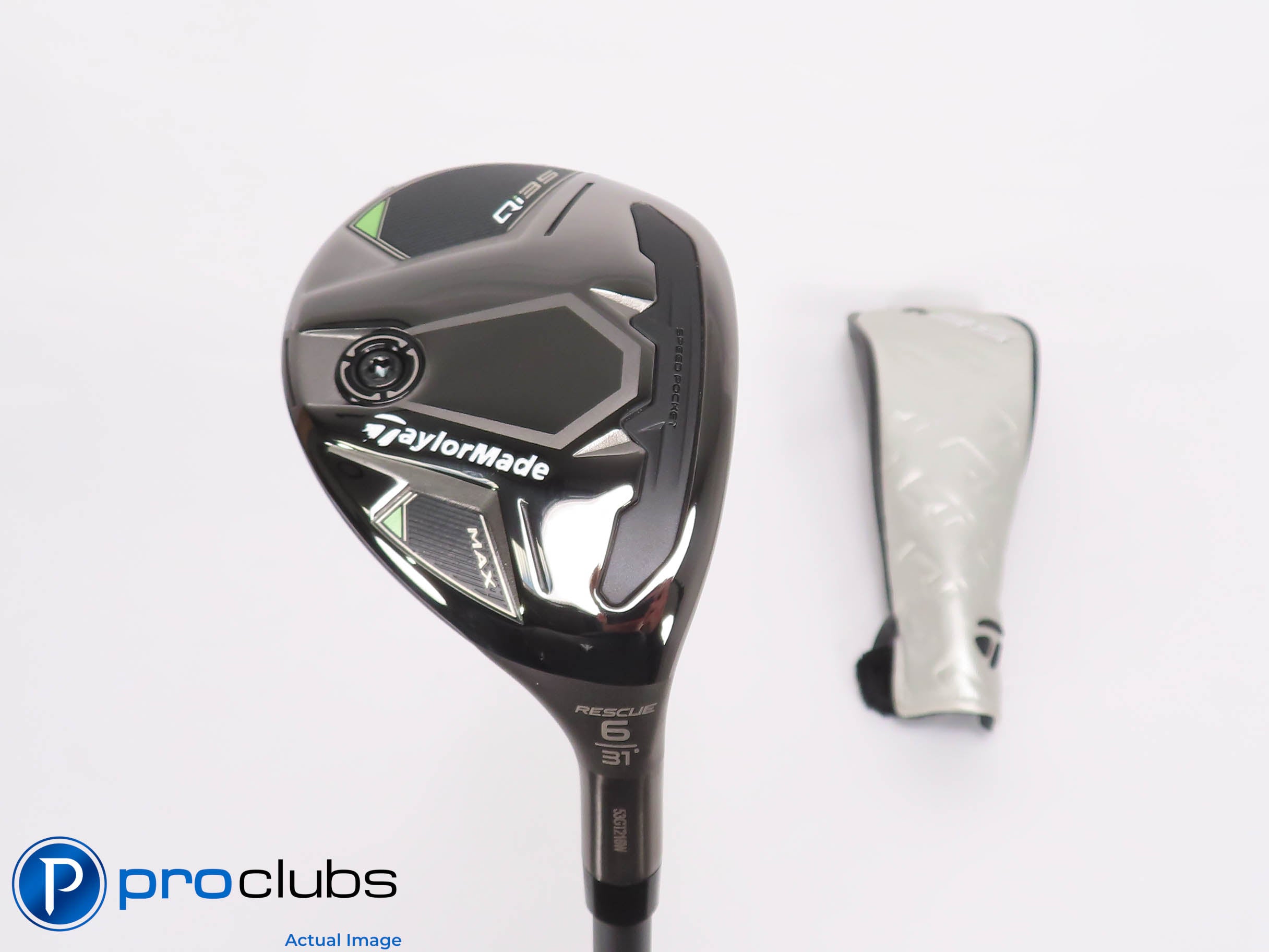 Mint! TaylorMade Qi35 MAX 31* 6 Hybrid w/HC - Air Speeder Senior Flex - 459543