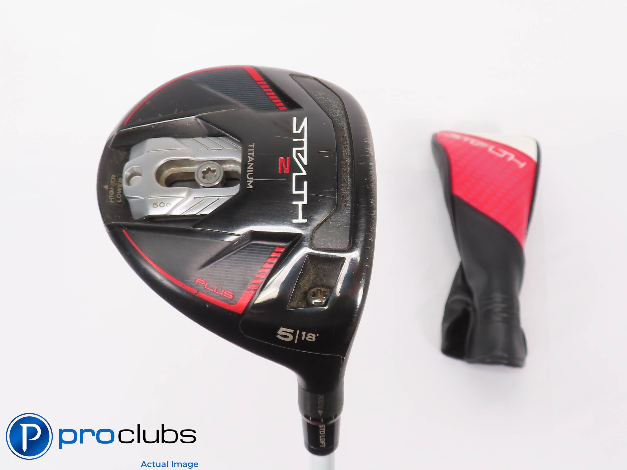 TaylorMade Stealth2 PLUS 18* 5 Wood w/ HC - Atmos Black Tour Spec X-Flex 459530