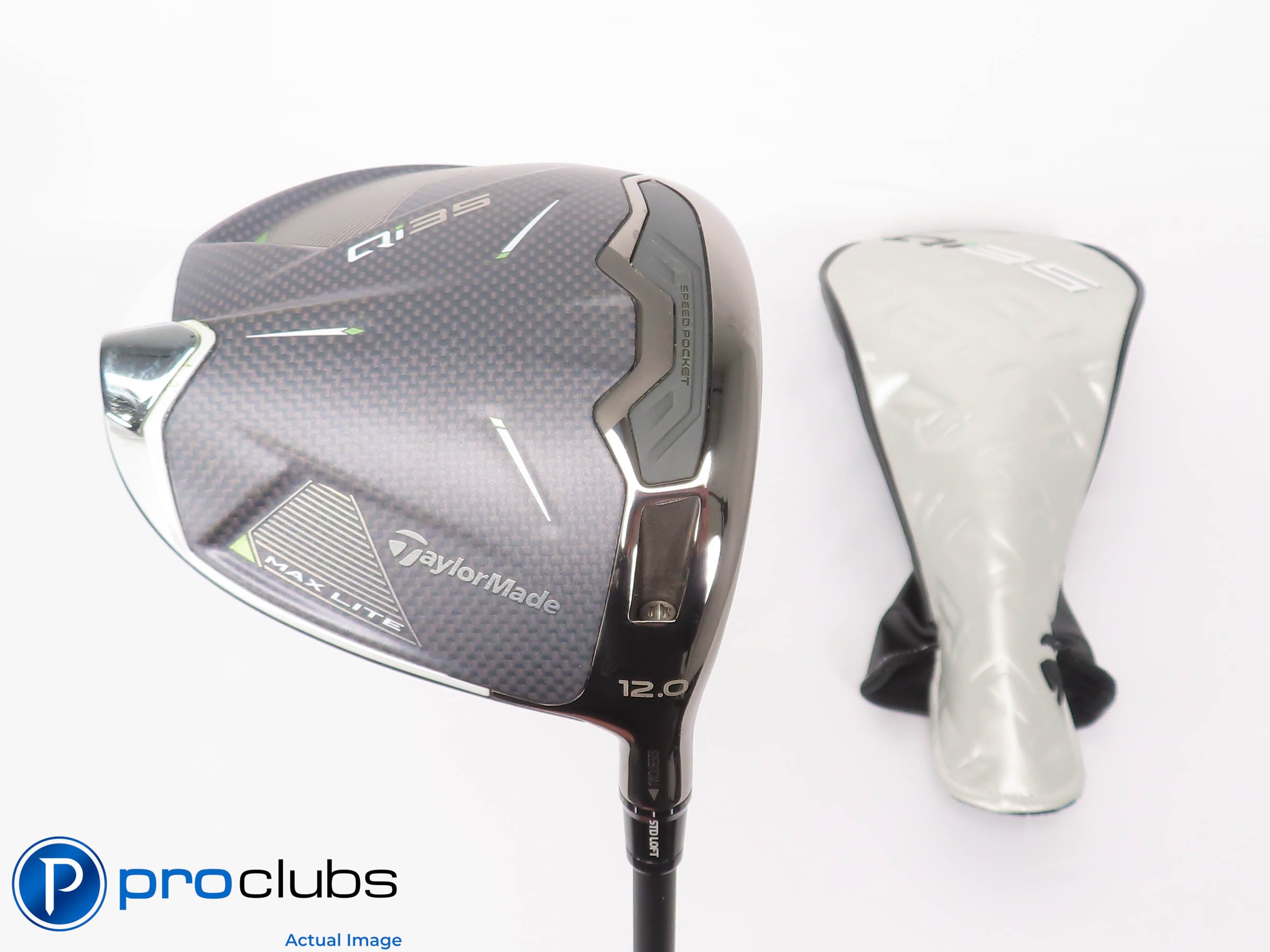 Excellent! TaylorMade Qi35 MAX Lite 12* Driver w/ HC - Vanquish 4 Senior 459552