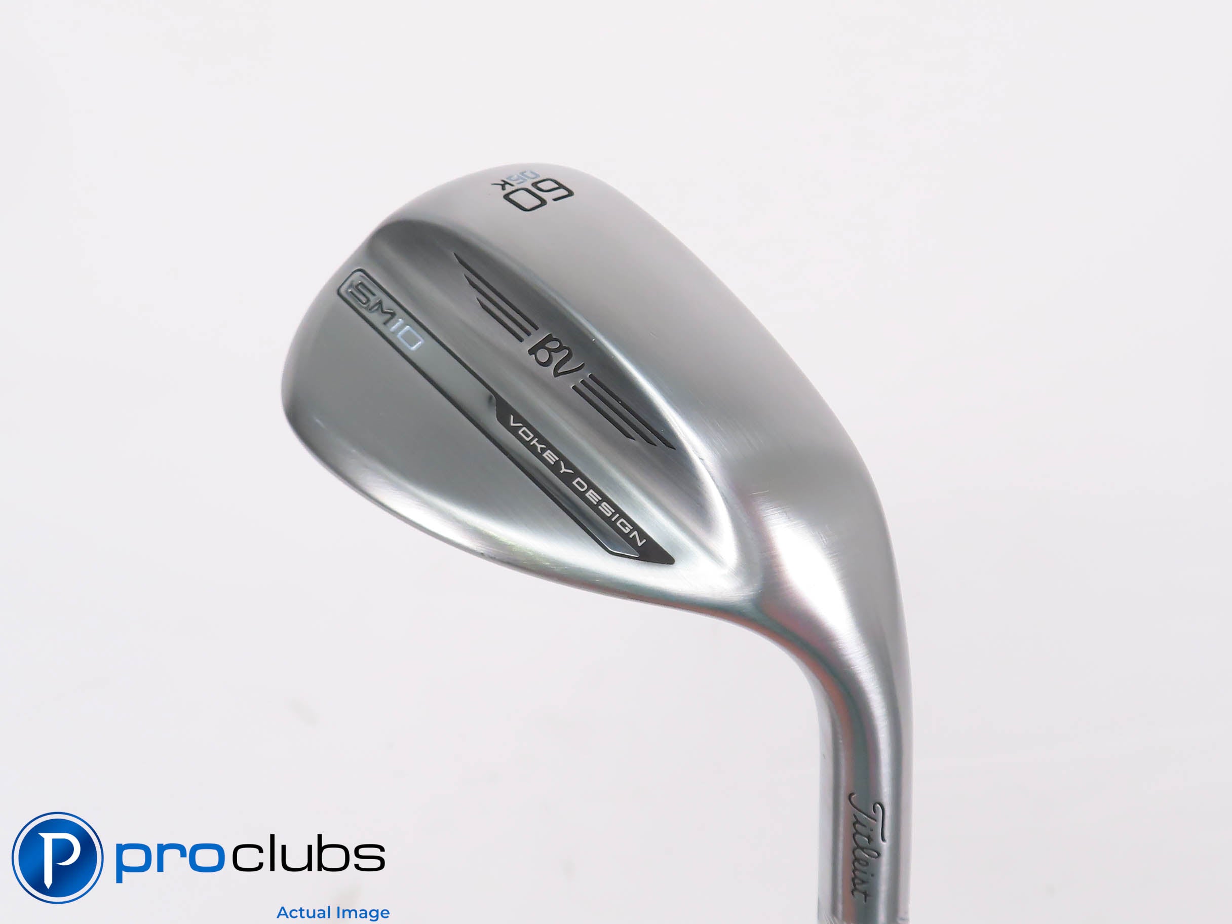 Excellent! Titleist Vokey SM10 Chrome K-Grind 60*(6*) Wedge - KBS X-Flex 457483