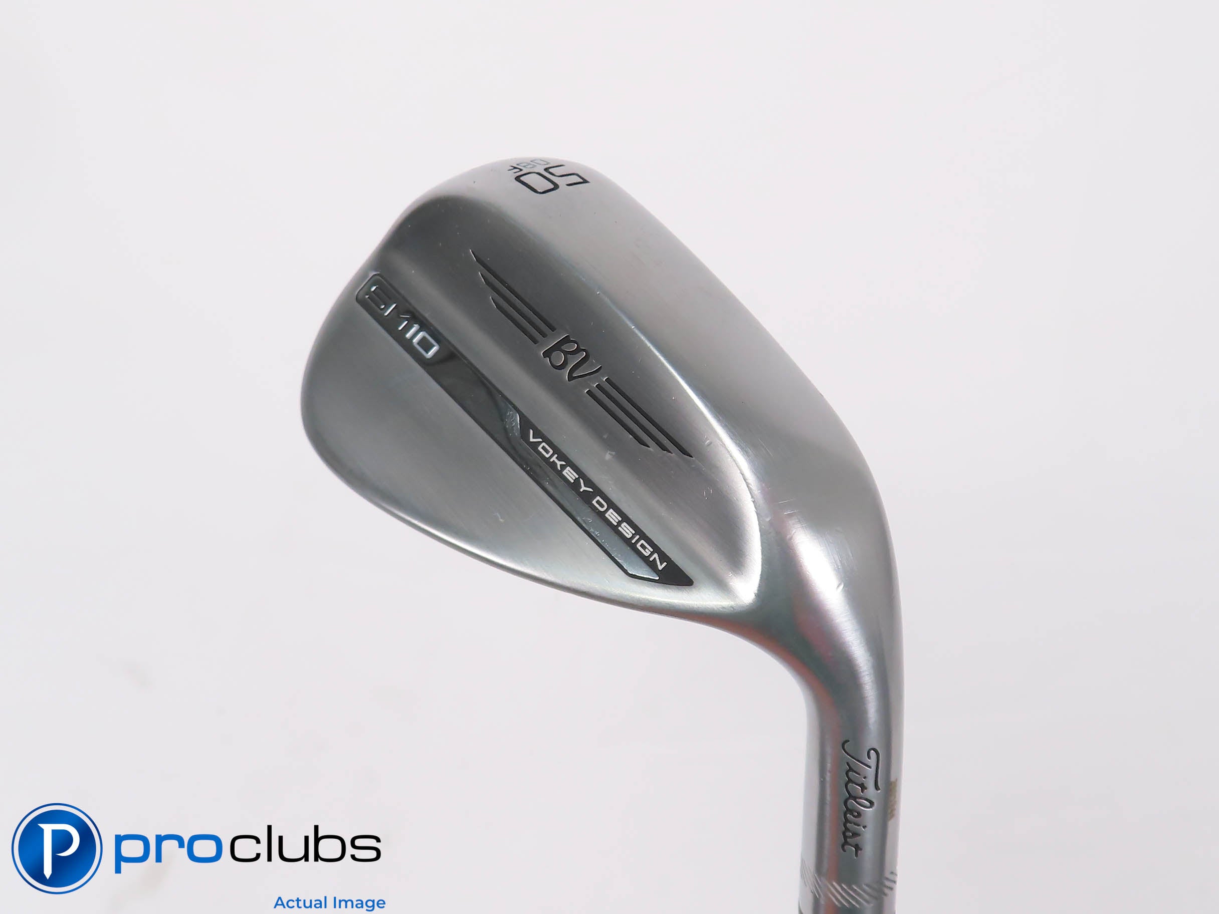 Excellent! Titleist Vokey SM10 Chrome F-Grind 50*(8*) Wedge - Wedge Flex 457090