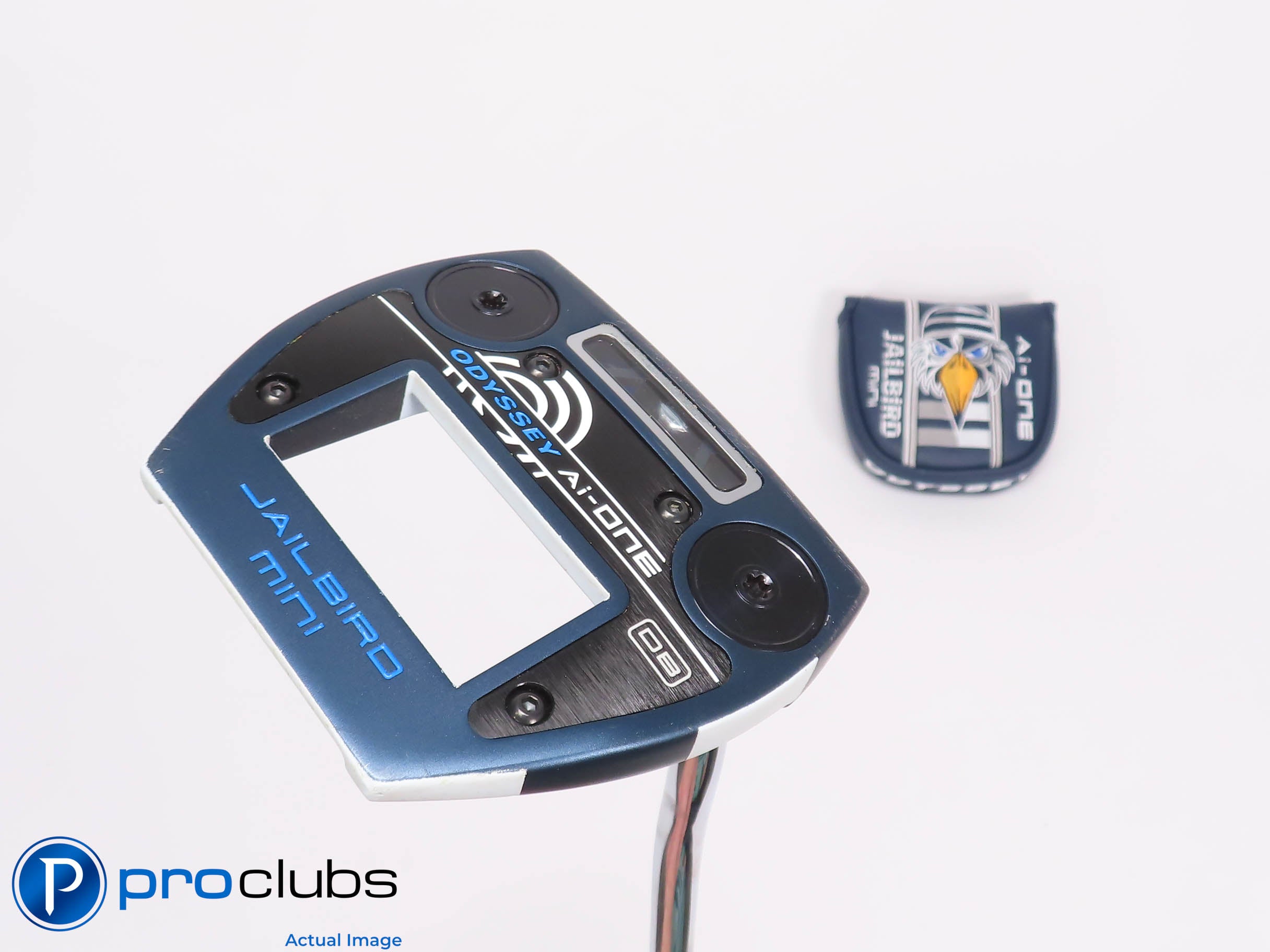 Odyssey Ai-One MINI Jailbird Putter 38" Putter w/Cover #457186