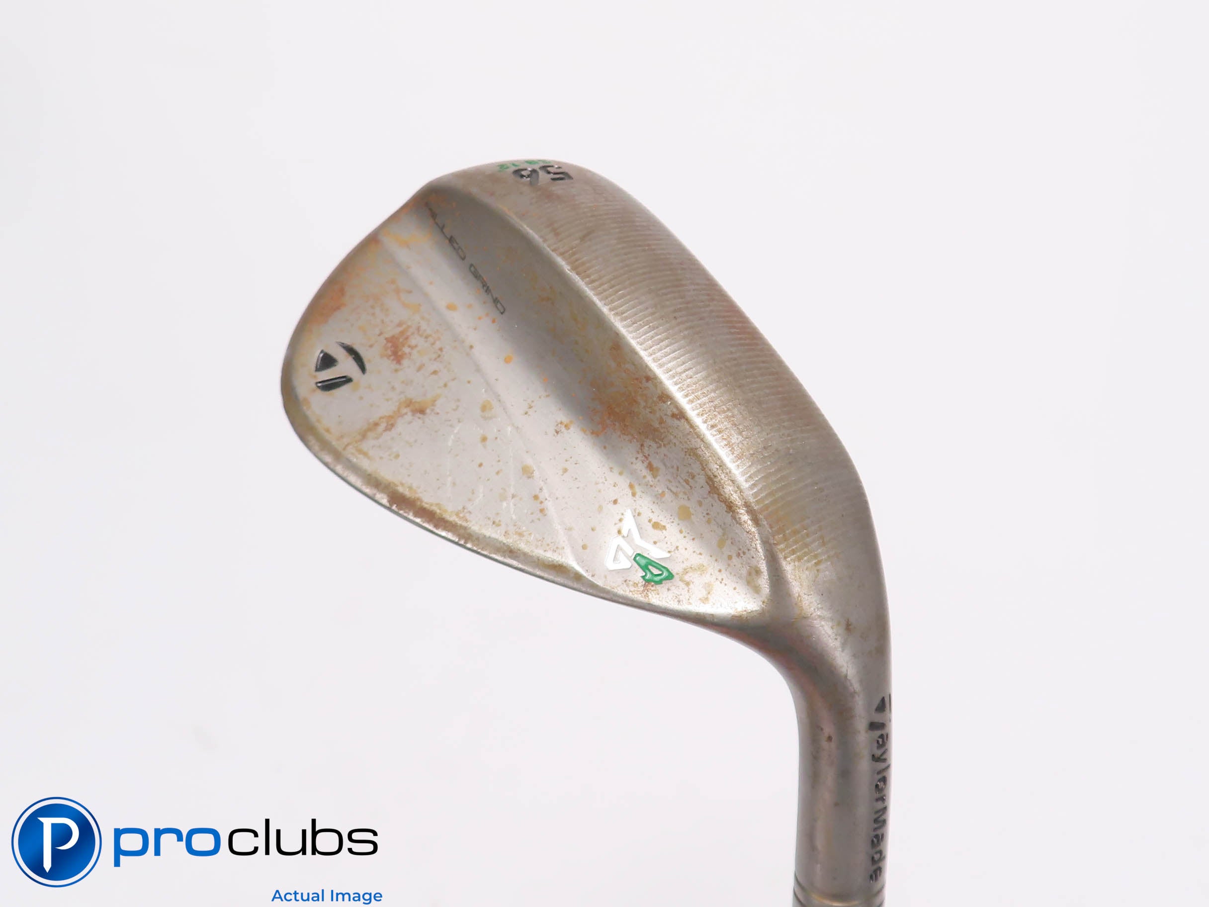 Tour Issue TaylorMade Milled Grind 4 RAW 2-Dot 56*(12*) WEDGE Stiff Flex 457093
