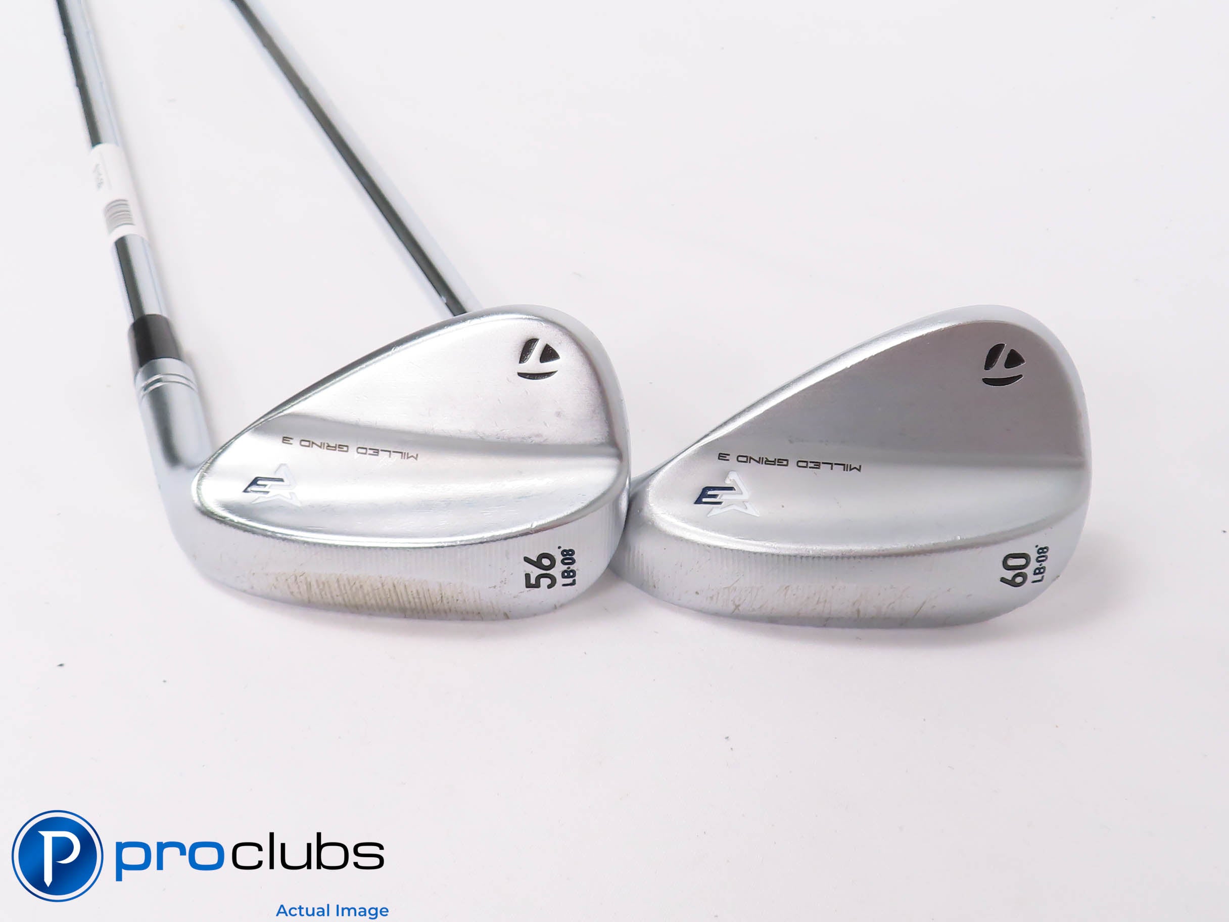 TaylorMade Milled Grind 3 56*,60* WEDGE SET - DG TI S200 Stiff Flex Steel 454855