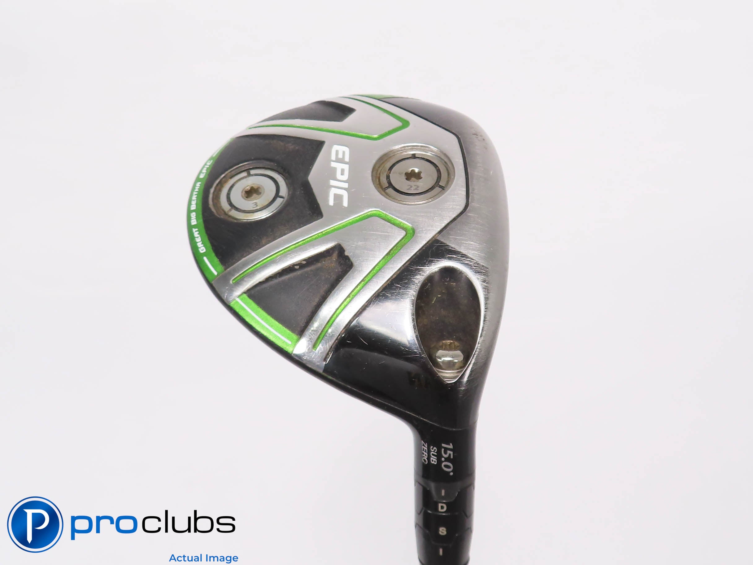 Callaway GBB EPIC Sub Zero 15* 3 WOOD - Project X 53g 4.5 Senior Flex 459609