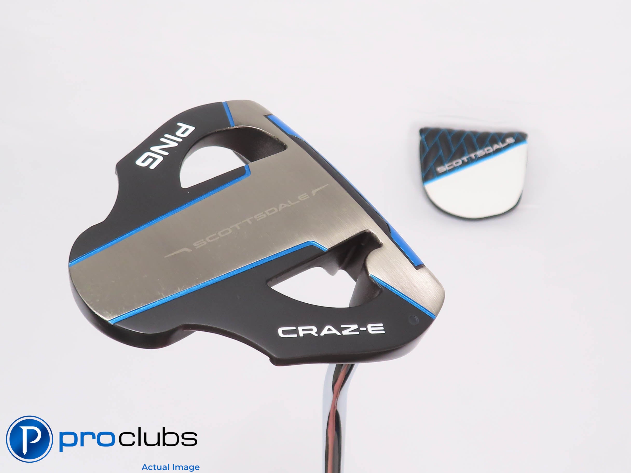 Nice Ping 2025 Scottsdale CRAZ-E Double Bend 35" PUTTER w/HC Straight Arc 459729