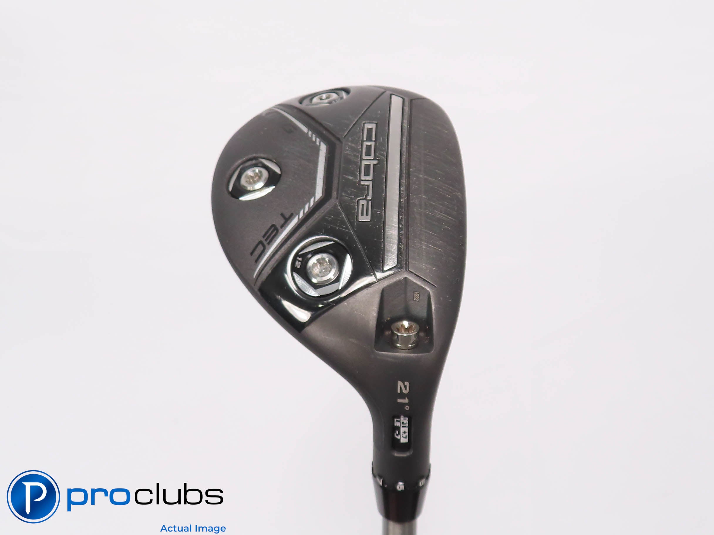 Ladies Cobra '24 KING TEC Black 21* 4 HYBRID - Steelfiber 80 Ladies Flex 459434