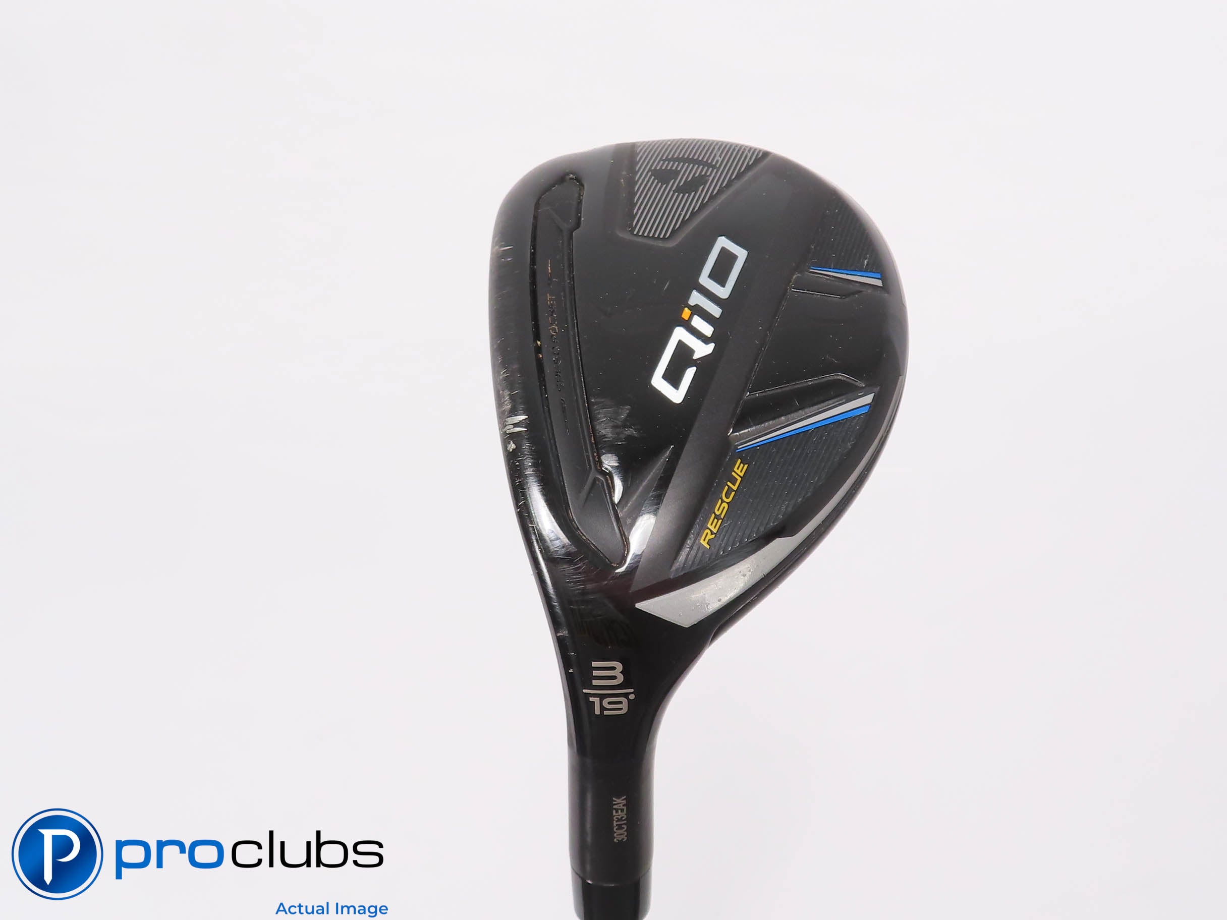Left Handed TaylorMade Qi10 19* 3 HYBRID - Ventus VeloCore 8S Stiff Flex 459378
