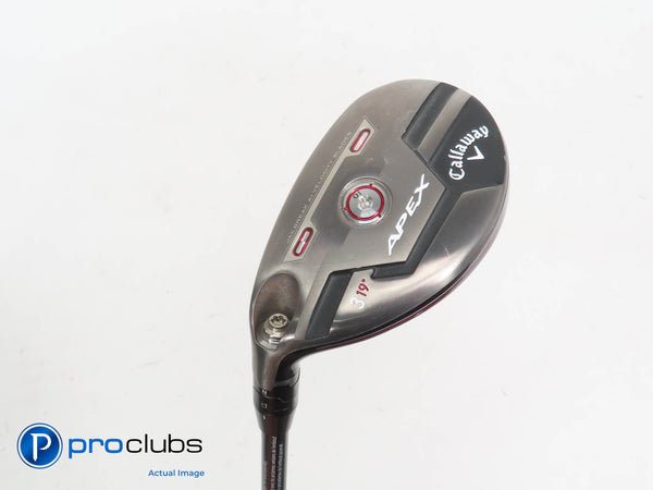 Left Handed Callaway 2021 Apex 19* 3 Hybrid - Recoil Dart 75 Regular F