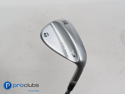 TaylorMade Milled Grind 3 Chrome LB 58*(8*) WEDGE - DG S200 Stiff Flex - 370359