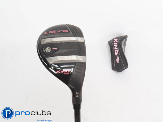 Mint! Ladies Cobra King F9 24* 5 Hybrid w/ HC - Fujikura Atmos 60g Ladies 417106