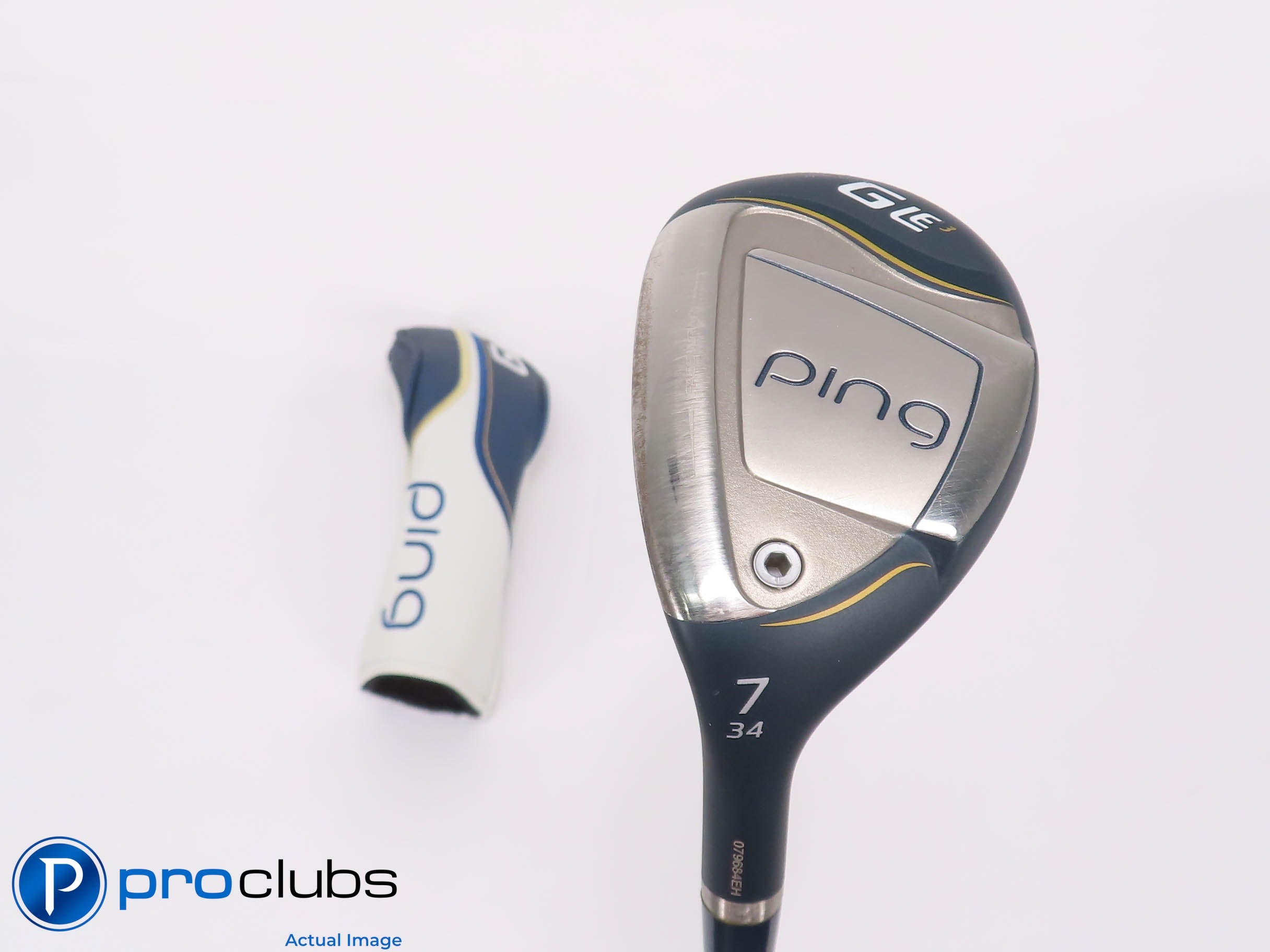 Nice Left Handed Ladies Ping GLe3 34* 7 HYBRID w/HC - ULT-250 Ladies Flex 459809