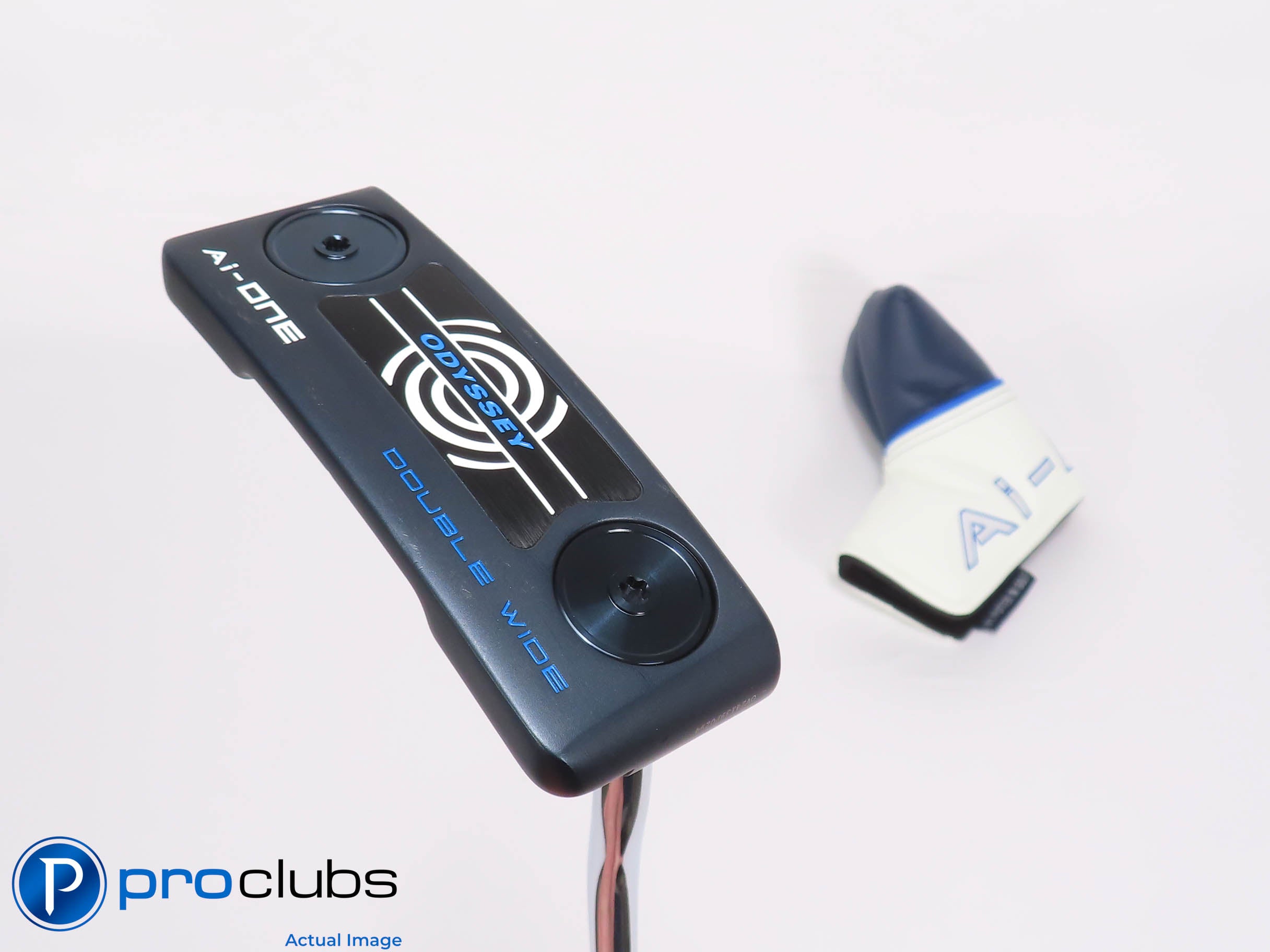 Excellent! Odyssey Ai-ONE DOUBLE WIDE 35" Putter w/Cover - 459627