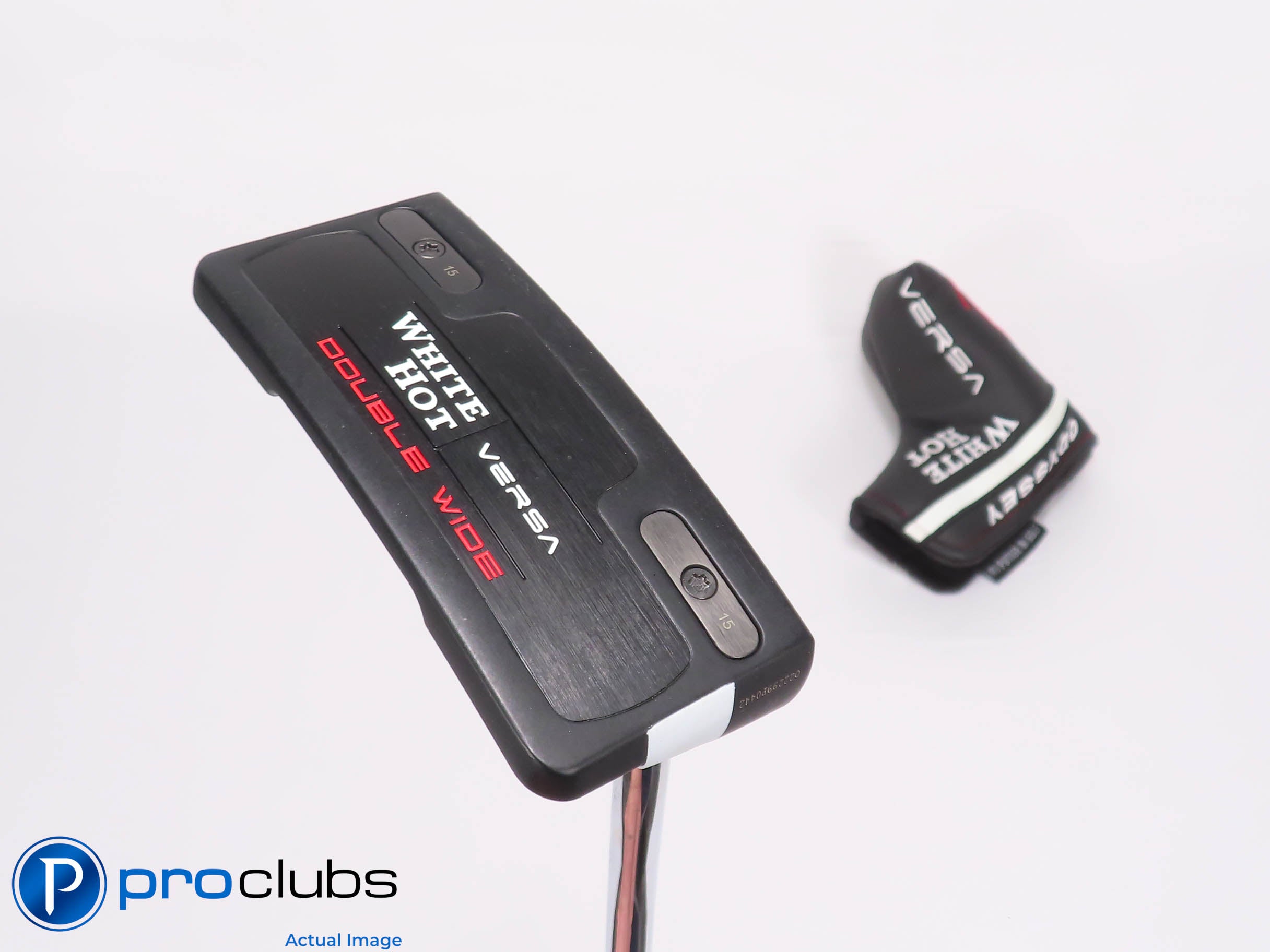 Nice Odyssey '23 White Hot VERSA DOUBLE WIDE Double Bend 36" PUTTER w/HC 459664
