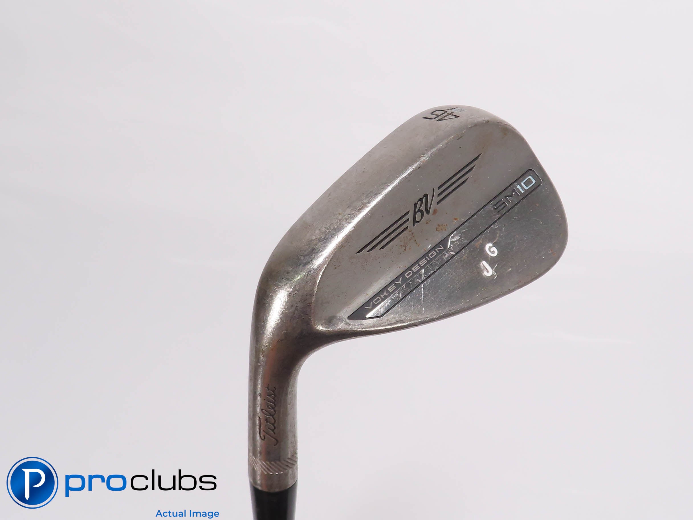 Nice Left Handed Titleist Vokey SM10 RAW 46*(10*) WEDGE F-Grind - X-Flex 459396