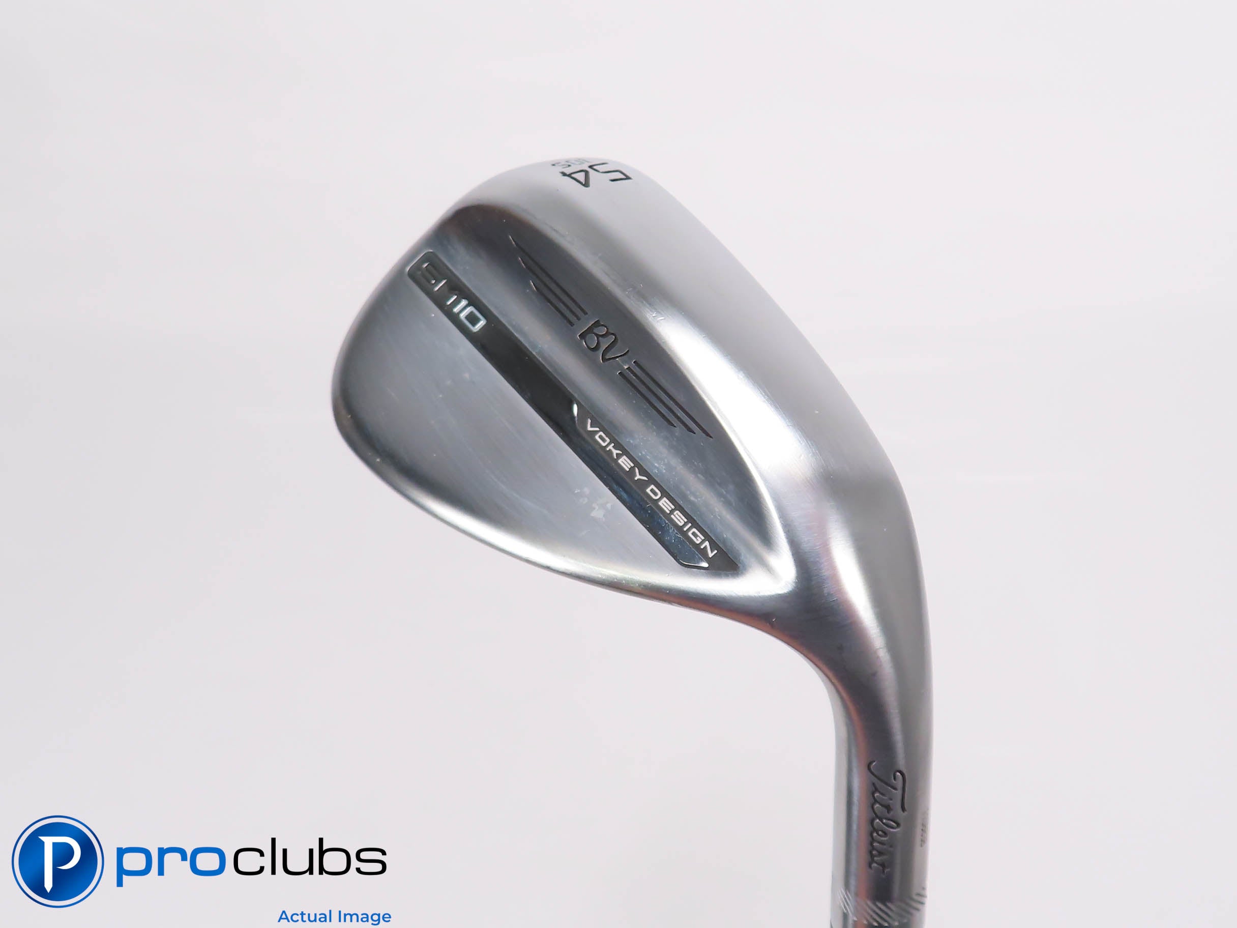 Titleist Vokey SM10 54*(10*) Chrome Wedge S-Grind - Vokey Wedge Flex - 459607
