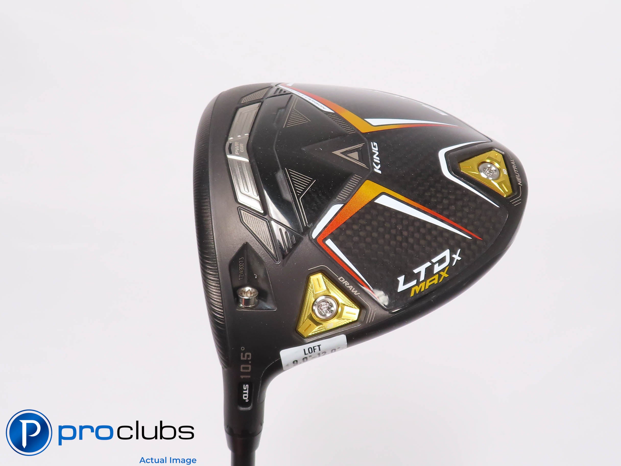 Left Handed COBRA LTDx MAX 10.5* DRIVER - Helium Black 5F3 Regular Flex 451969
