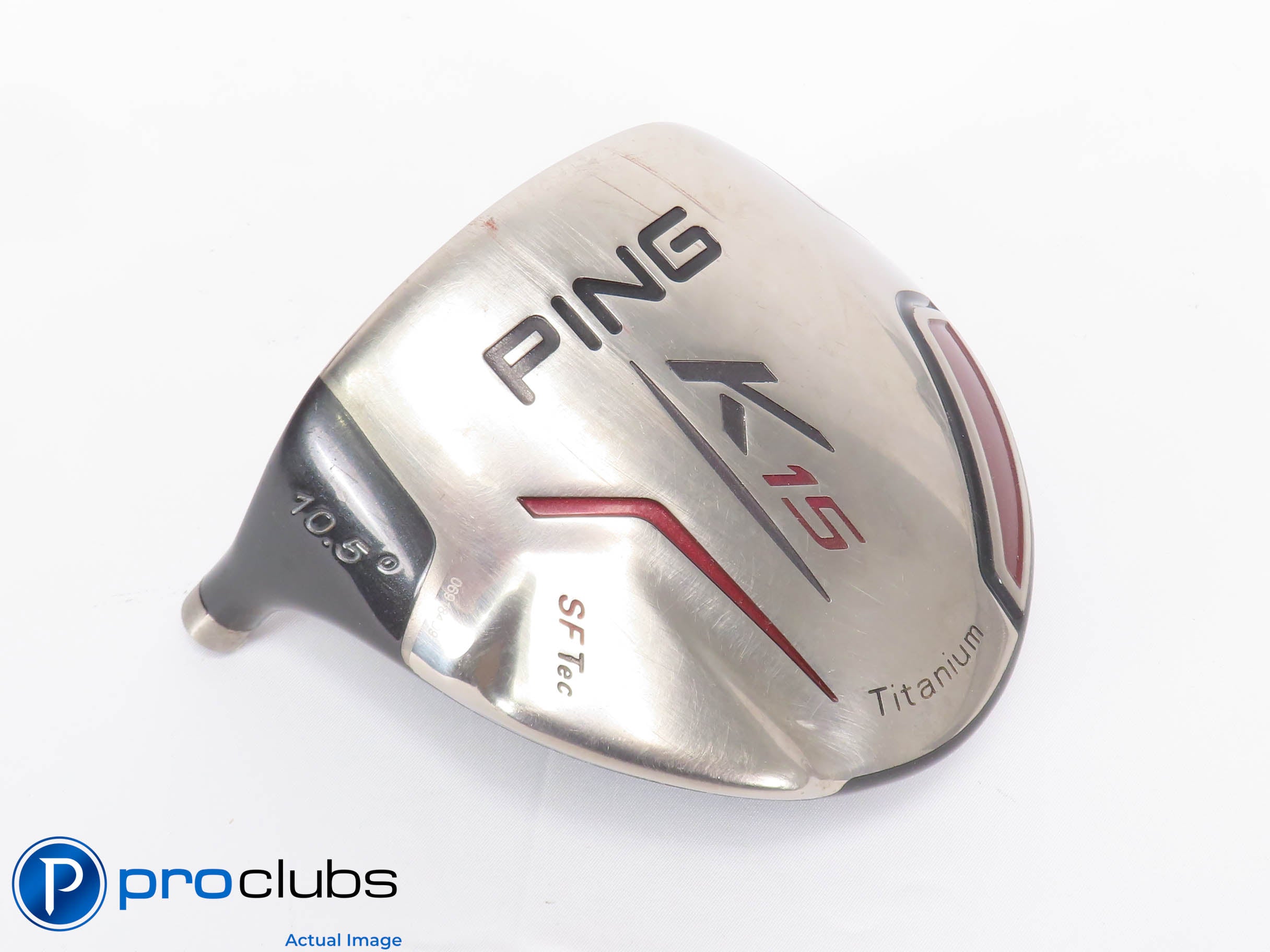 Left Handed Ping K15 SF Tec Titanium 10.5* Driver HEAD ONLY 459358