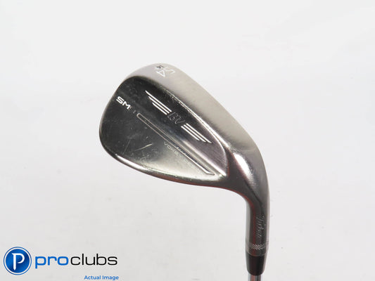 Nice Titleist Vokey SM9 Brushed Steel 54*(14*) WEDGE F-Grind - Wedge Flex 413936