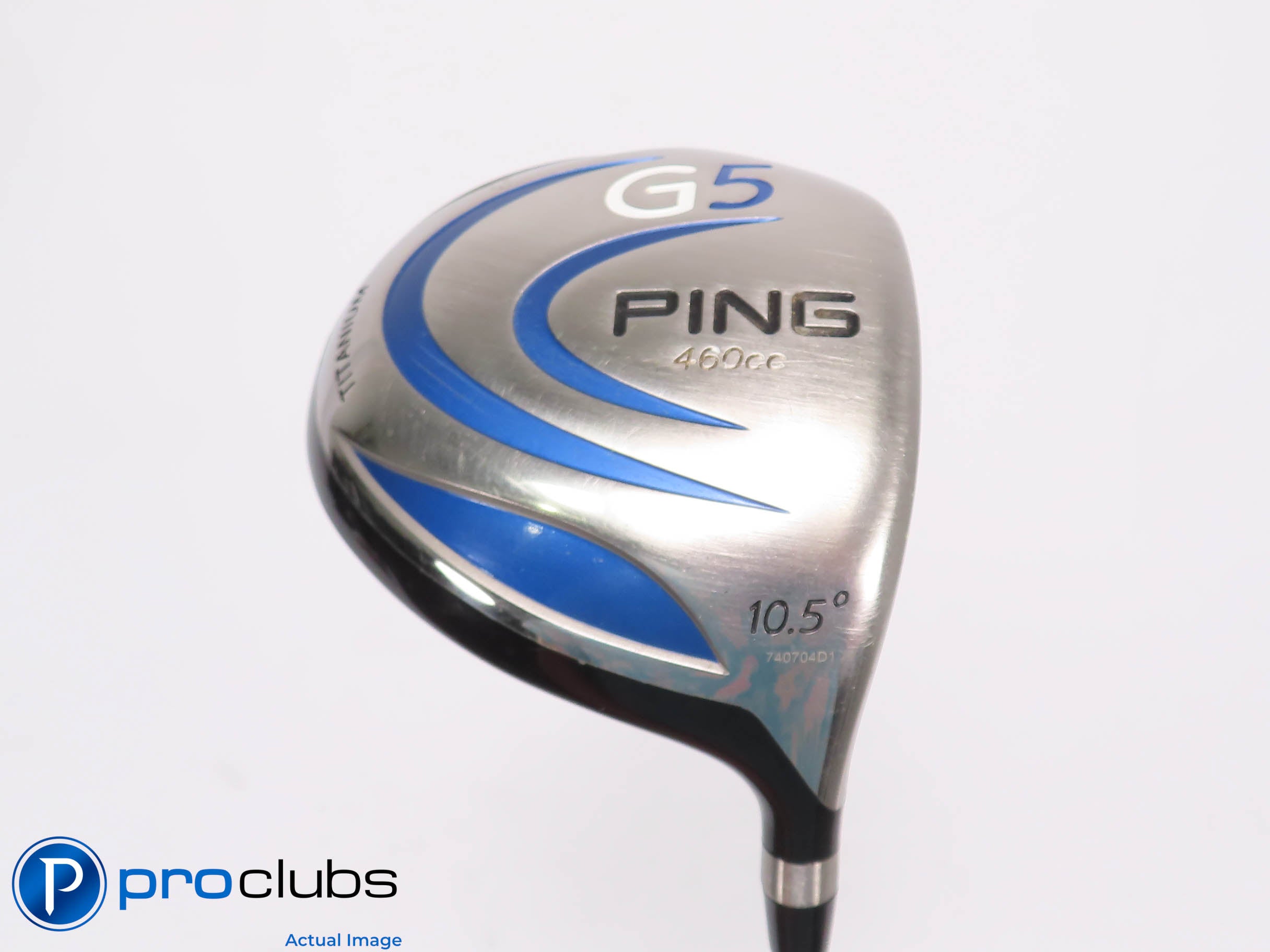 Ping G5 Titanium 460cc 10.5* DRIVER - ProLaunch Blue 55 Stiff Flex 457606
