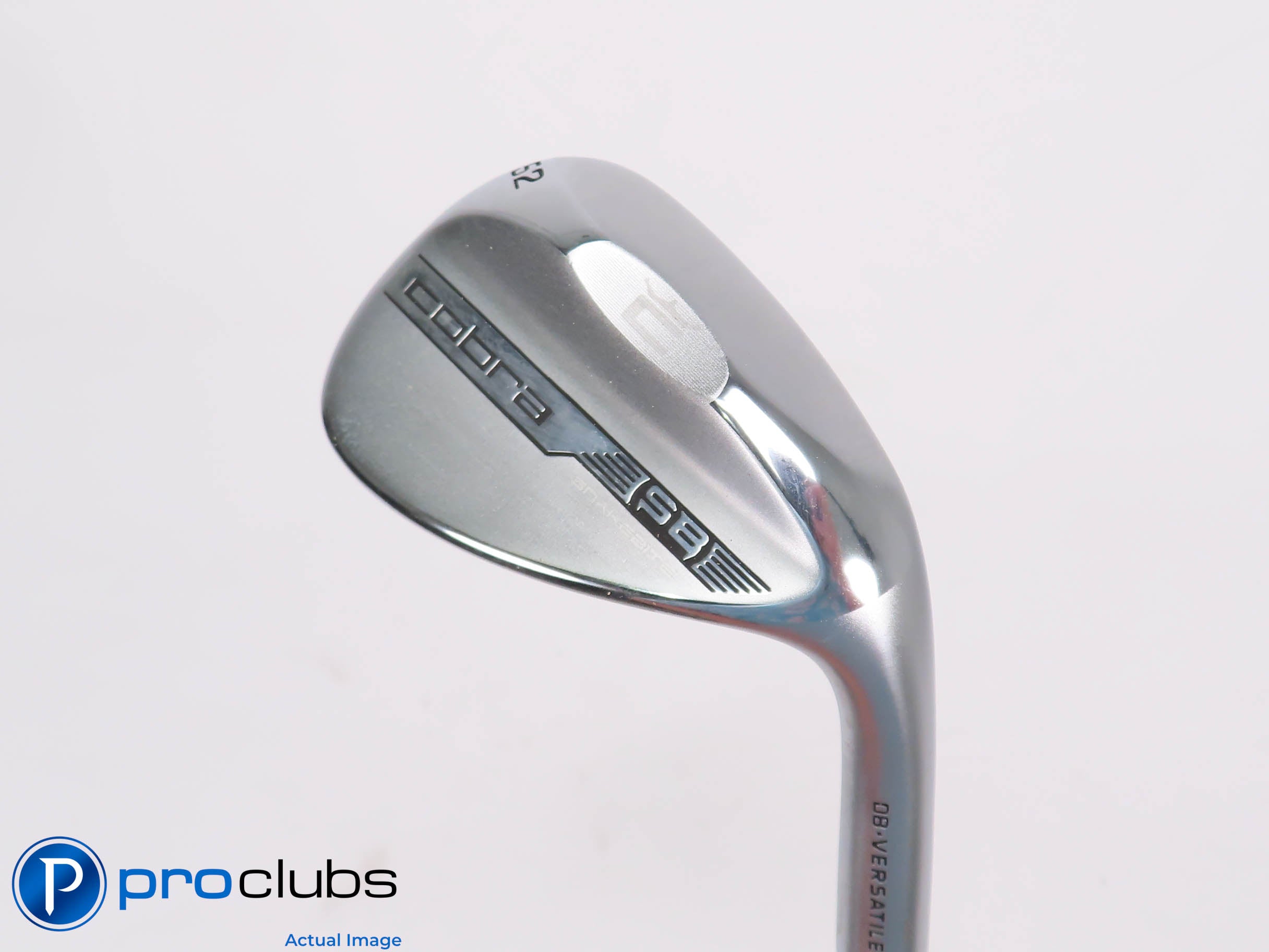 Nice Cobra '23 SB Chrome 52*(8*) WEDGE V-Grind - KBS 125 Stiff Flex Steel 456722