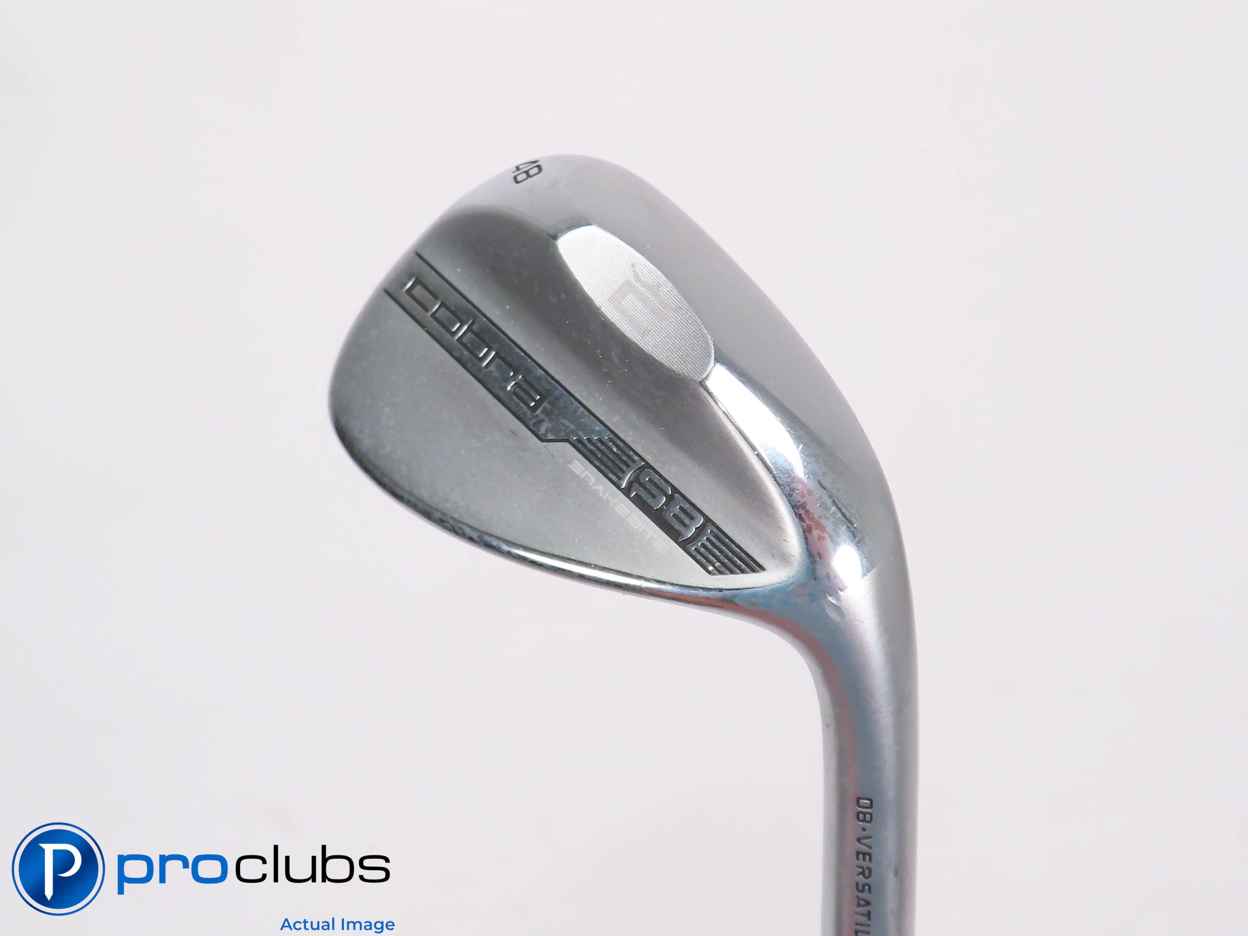Nice Cobra '23 SB Chrome 48*(8*) WEDGE V-Grind - KBS 125 Stiff Flex Steel 456713
