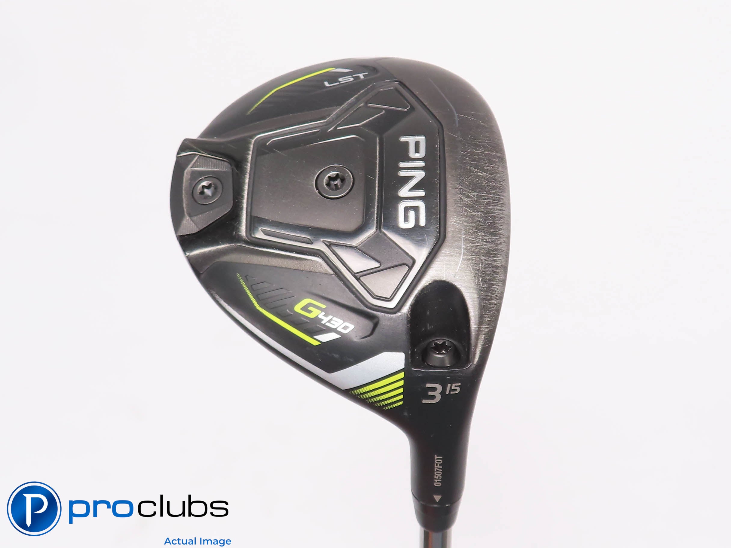 Nice Ping G430 LST 15* 3 WOOD - Mitsubishi Cool Clubs 60G60 Stiff Flex 456459