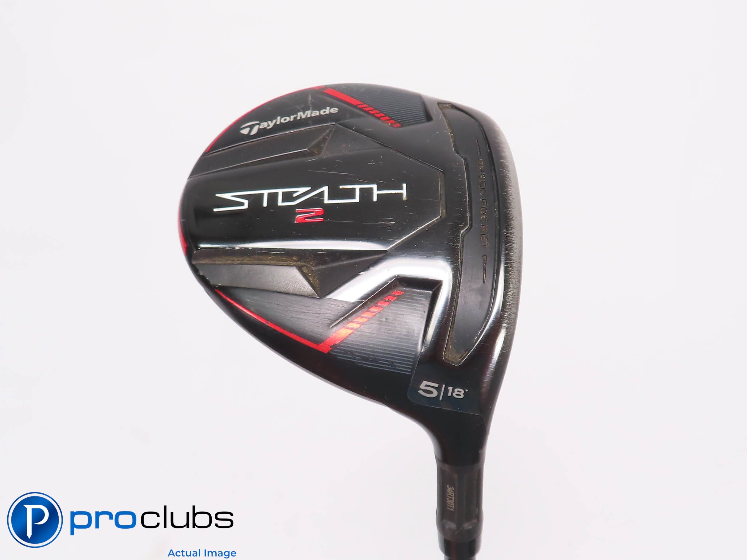TaylorMade STEALTH 2 18* 5 WOOD - HZRDUS Gen4 Black 70g 6.0 Stiff Flex 457134