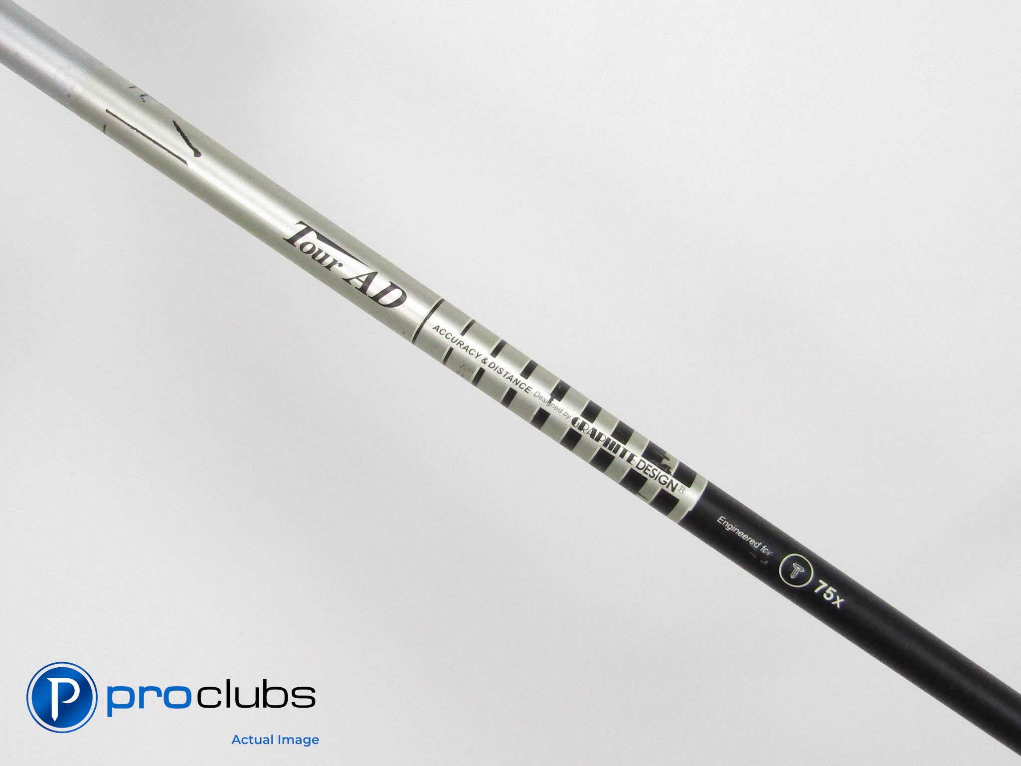 Tour AD TRUE SPEC Silver 75 X-Flex 43" Driver Shaft w/ TaylorMade Tip #449033