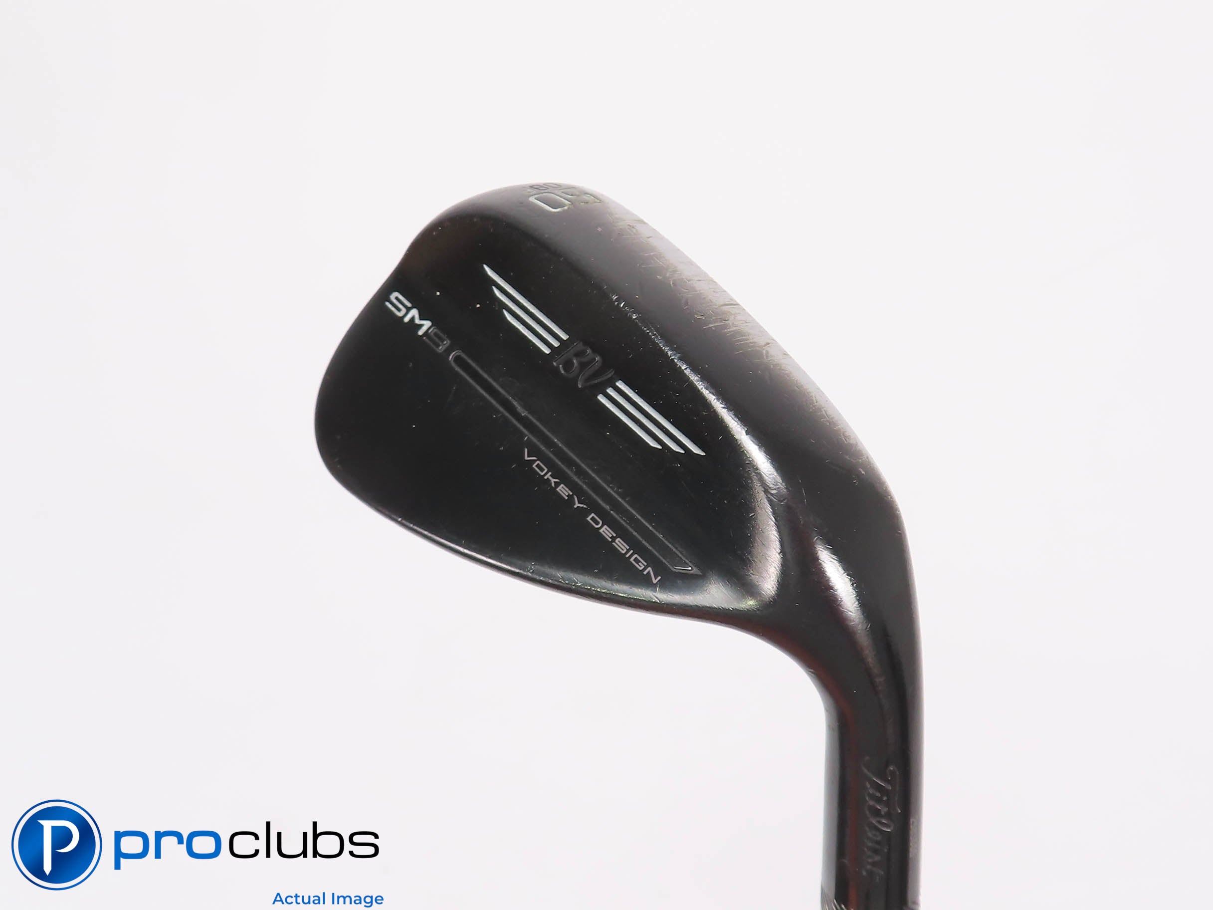 Titleist Vokey SM9 Premium Black 50*(8*) WEDGE F-Grind - Vokey Wedge Flex 457339