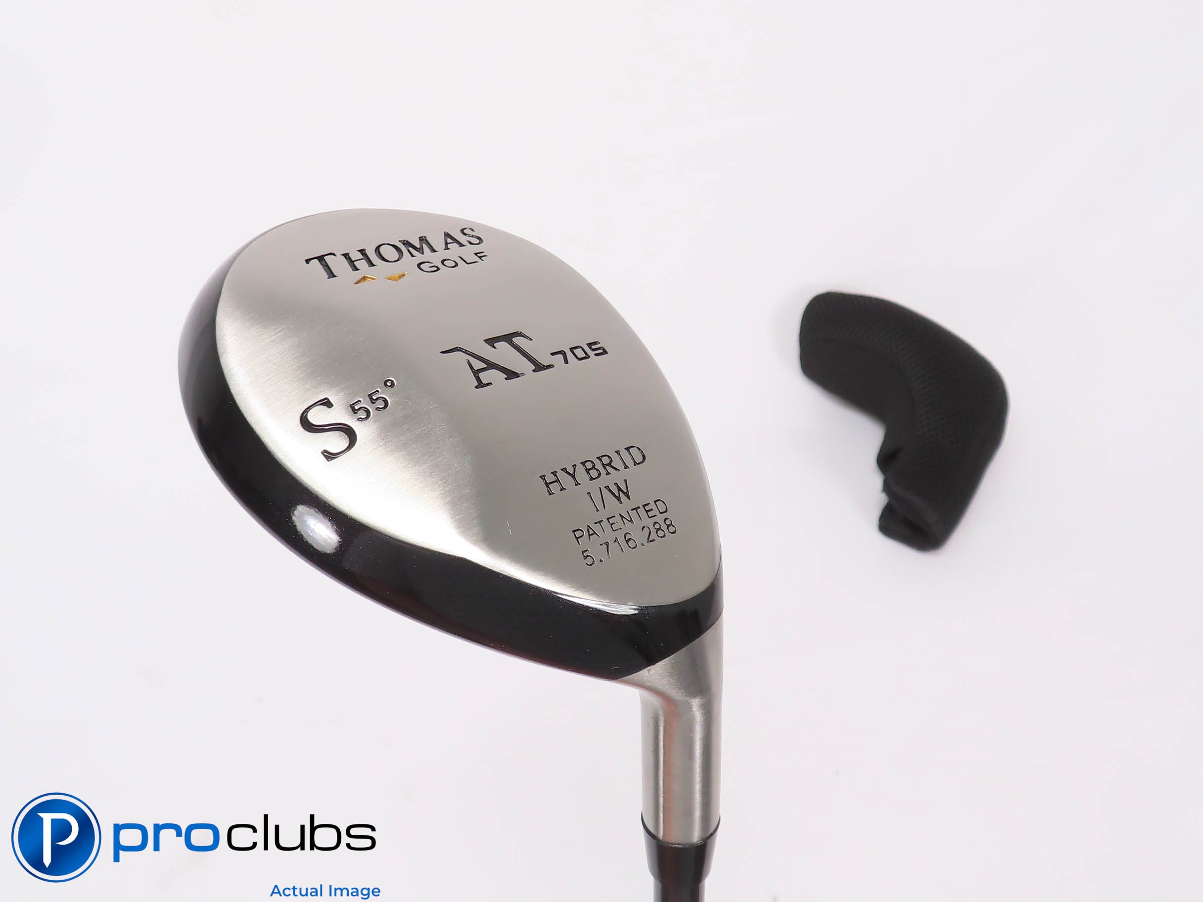 Nice THOMAS Golf AT705 55* SAND HYBRID IRON w/Cover Senior Flex Graphite 457280