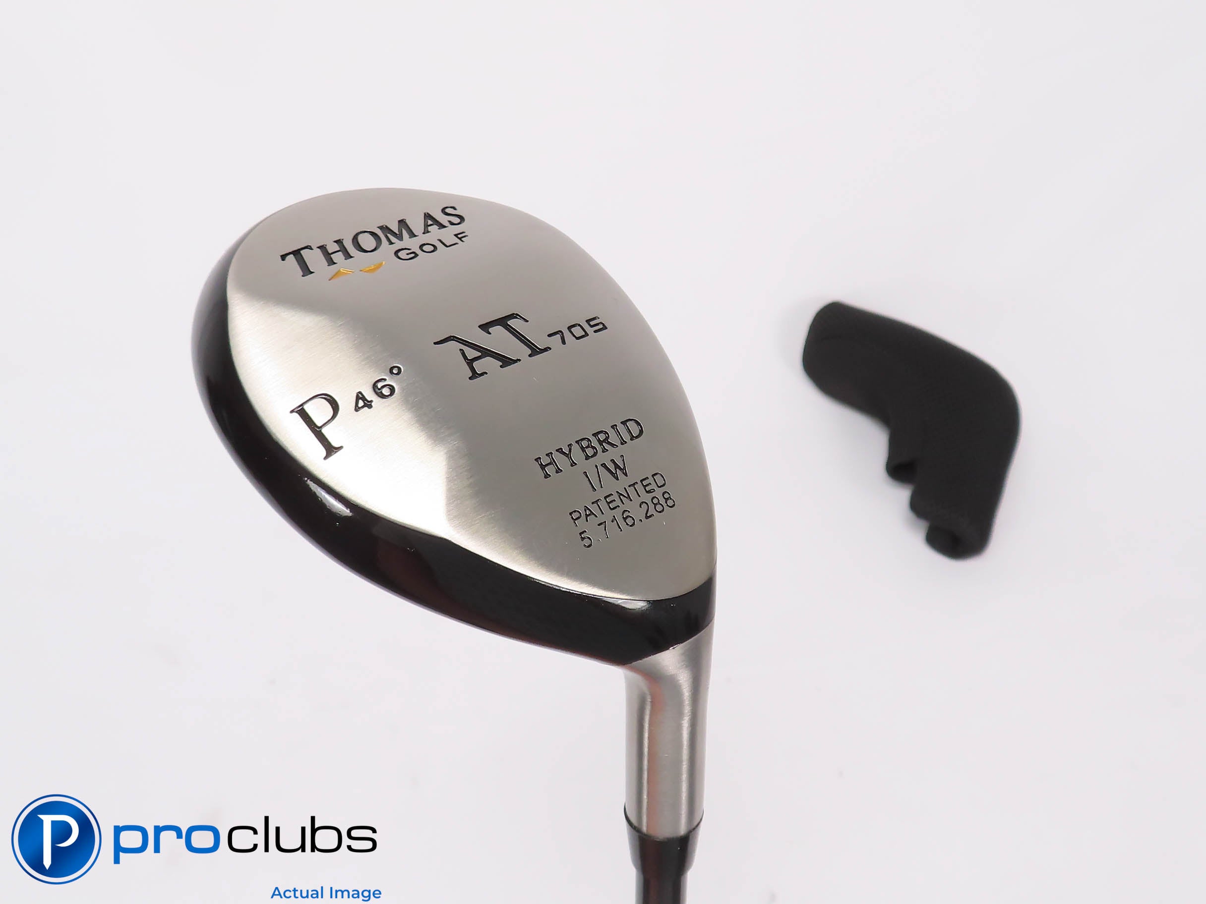 Nice THOMAS Golf AT705 46* PITCHING HYBRID IRON w/HC Senior Flex Graphite 457279