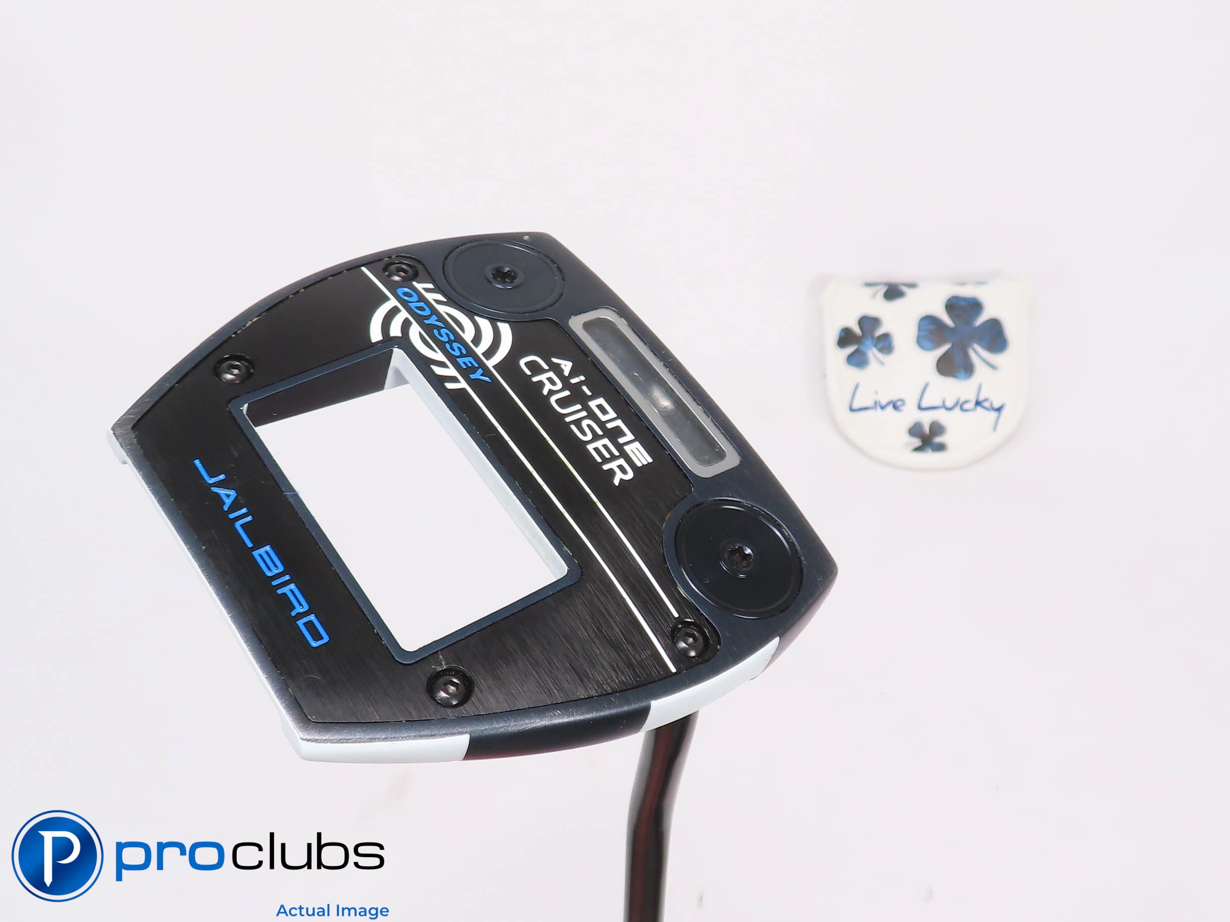 Nice Odyssey Ai-ONE JAILBIRD CRUISER Double Bend 33" PUTTER w/Cover 456039