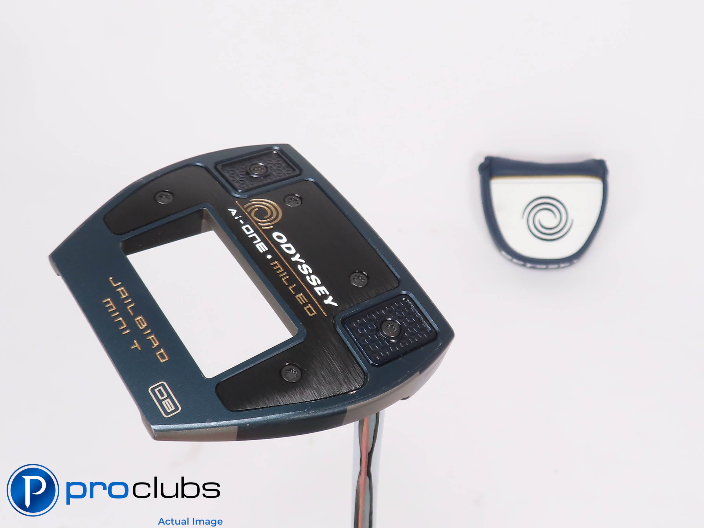 Odyssey Ai-ONE Milled JAILBIRD MINI T DB 35" Putter w/Cover #457557