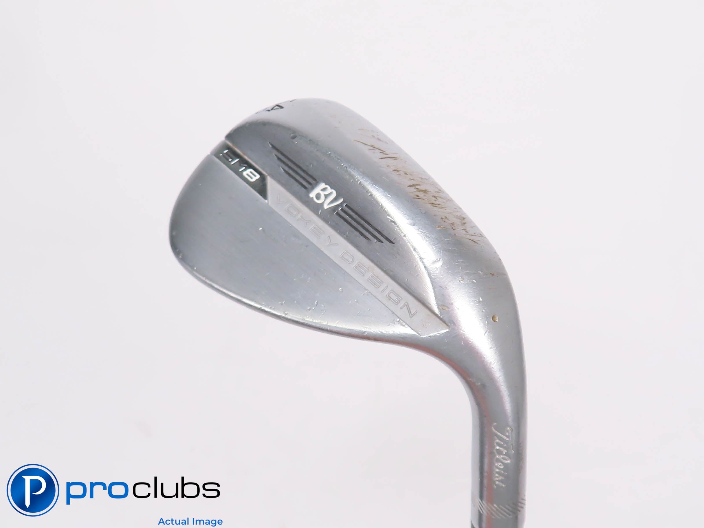 Titleist Vokey SM8 Chrome D-Grind 54*(12*) Wedge - Vokey Wedge Flex - 457018