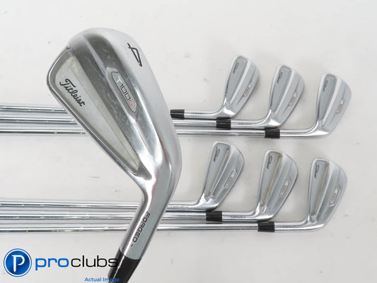 Titleist '21 T100s Forged 4-PW IRON SET - KBS TourV 110 Stiff Flex Steel 414450