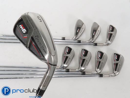 TaylorMade M6 5-PW,AW,SW IRON SET - KBS MAX 85 Regular Flex Steel 411635