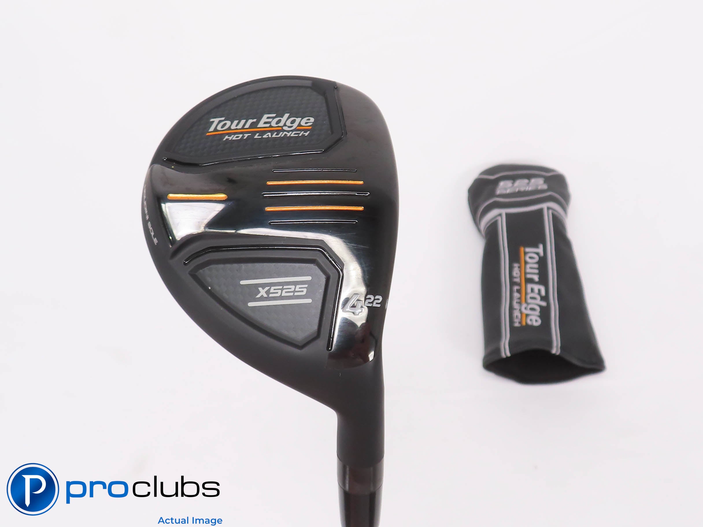 Ladies Tour Edge HOT LAUNCH X525 22* 4 Hybrid w/HC - Helium 45g Ladies #457726