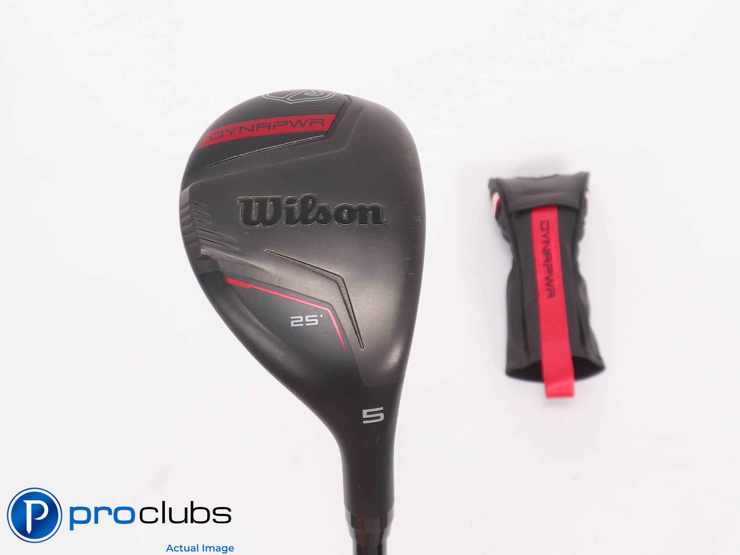 Wilson DYNAPWR 25* 5 Hybrid w/Cover - HZRDUS Red RDX Smoke 70g Regular - 457286