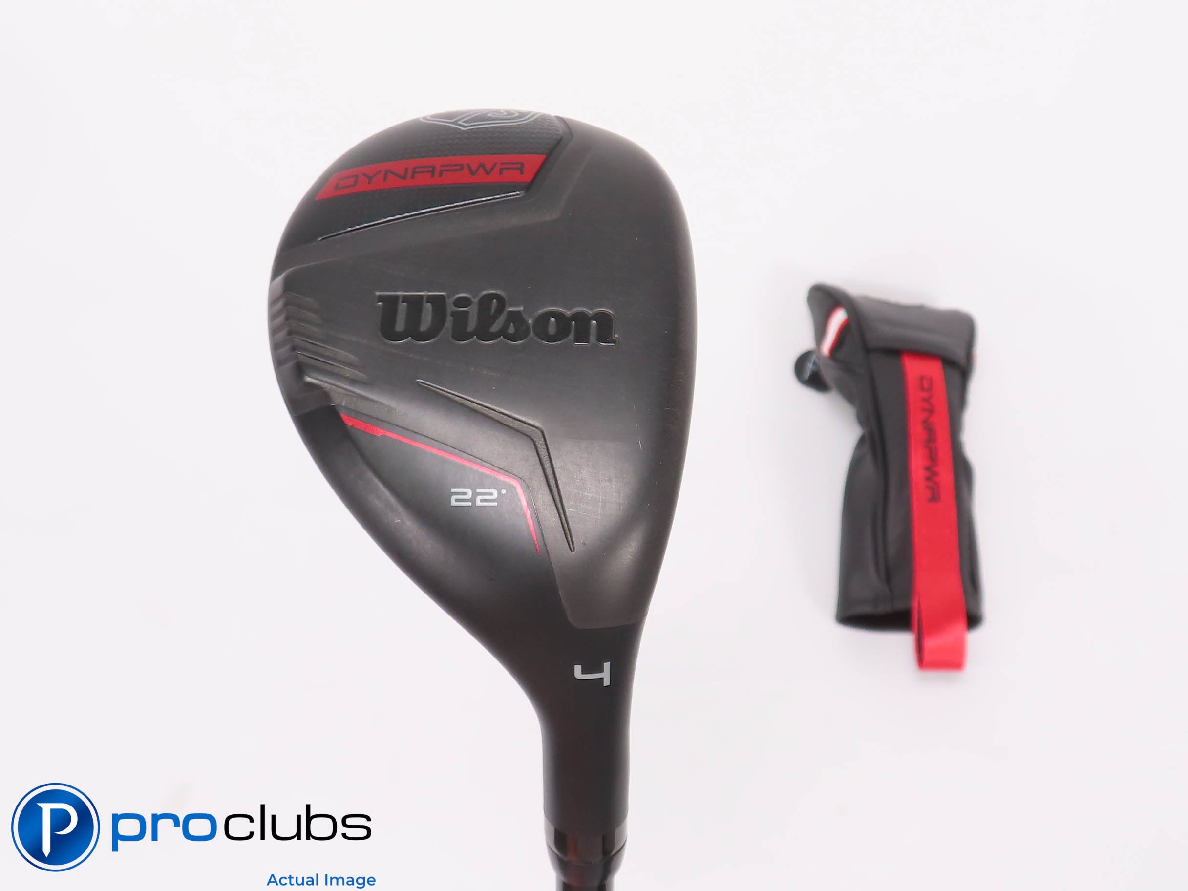 Wilson DYNAPWR 22* 4 Hybrid w/Cover - HZRDUS Red RDX Smoke 70g Regular - 457285