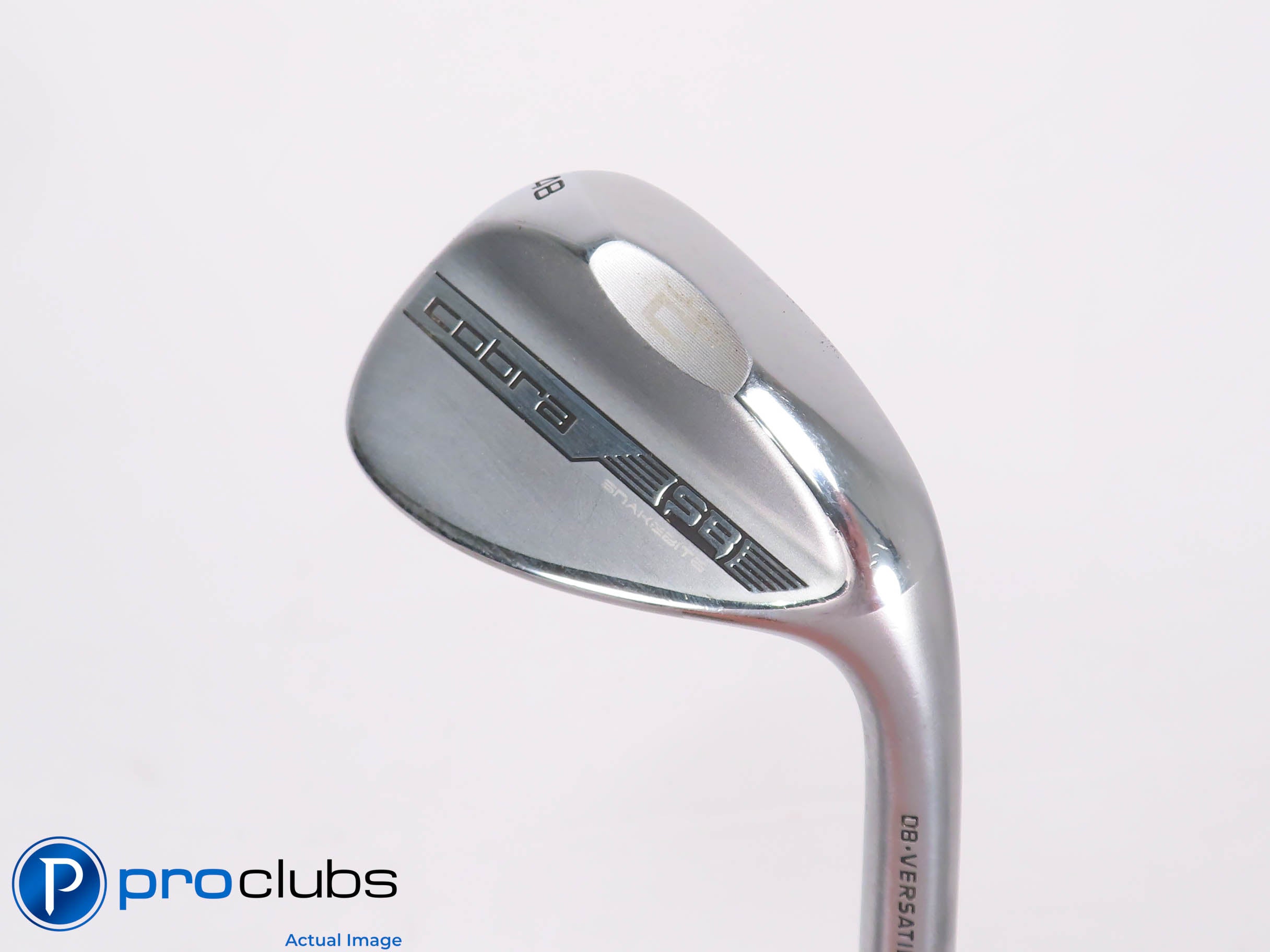 Nice Cobra '23 SB Chrome 48*(8*) WEDGE V-Grind - KBS 125 Stiff Flex Steel 456712