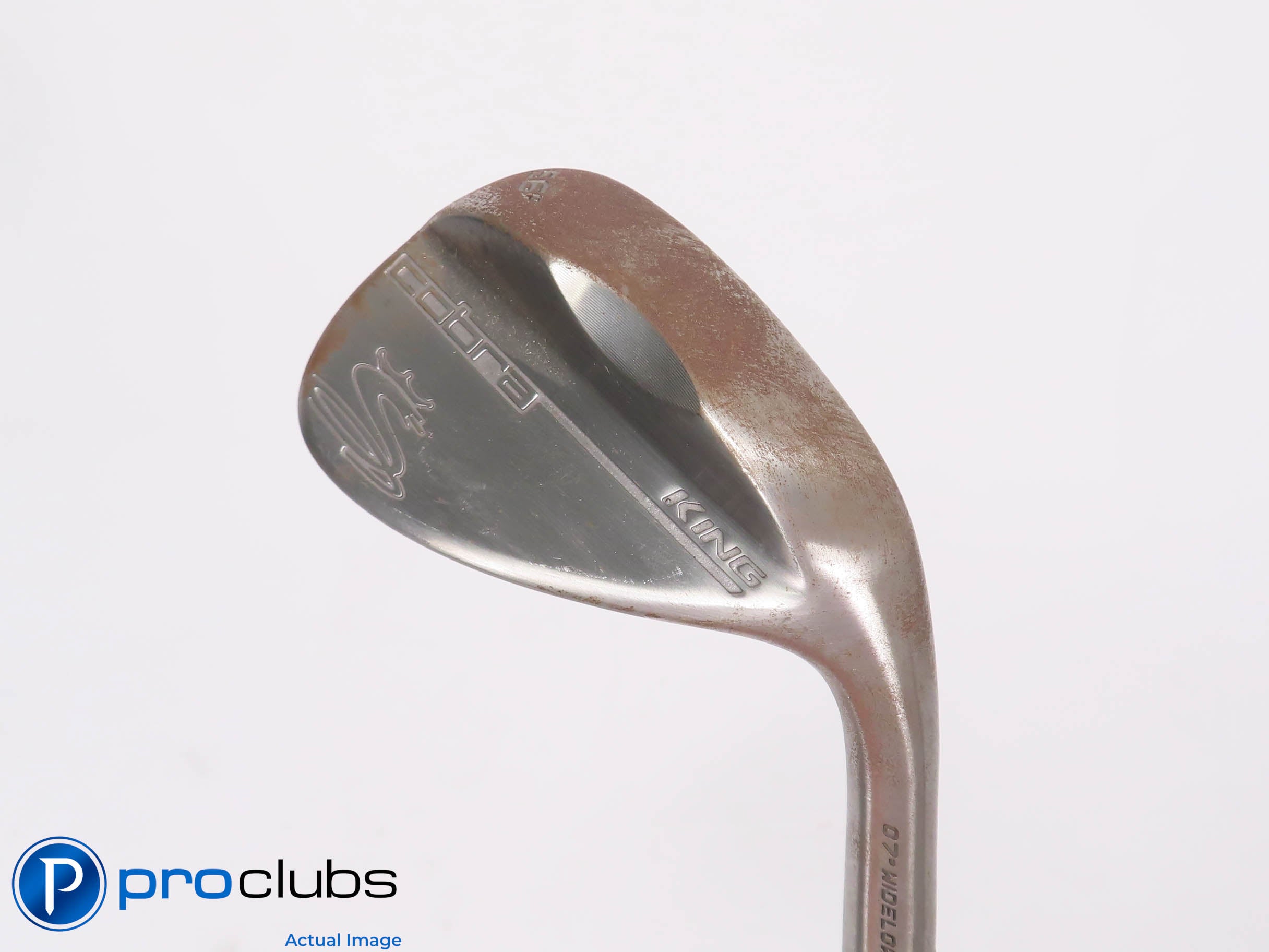 Nice Cobra KING RAW 56*(7*) WEDGE Widelow-Grind KBS HiRev 125 Stiff Flex 4