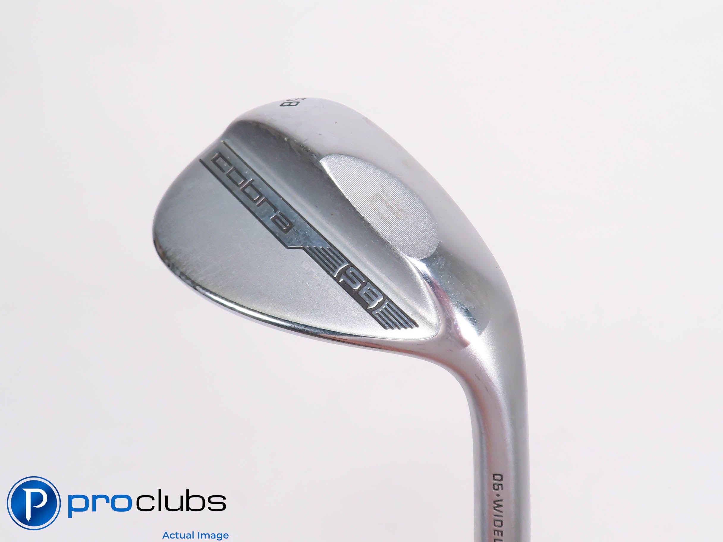 Nice Cobra '23 SB Chrome 58*(6*) WEDGE W-Grind - KBS 125 Stiff Flex Steel 456703