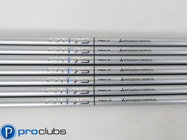 Mitsubishi Chemical OT i75 R 4本セット 7) NEW MITSUBISHI CHEMICAL OTi 75 STIFF FLEX GRAPHITE IRON SHAFTS .37
