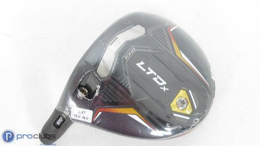 New! Left Handed Cobra LTDx 15* Fairway 3 Wood-Head Only w/Adaptor-367036