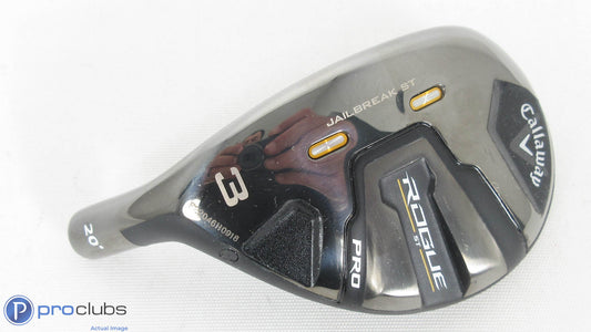 Left Handed Callaway Rogue ST PRO 20* - 3 Hybrid - Head Only - L/H 366179