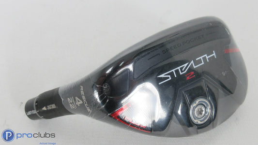 New! Left Handed TaylorMade Stealth 2 Plus Rescue 22* 4 Hybrid w/Adapter 366855